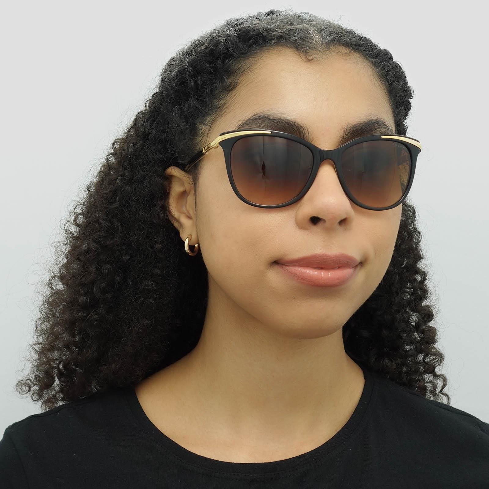 Ralph by Ralph Lauren Cat Eye Black Brown Gradient Sunglasses image 5