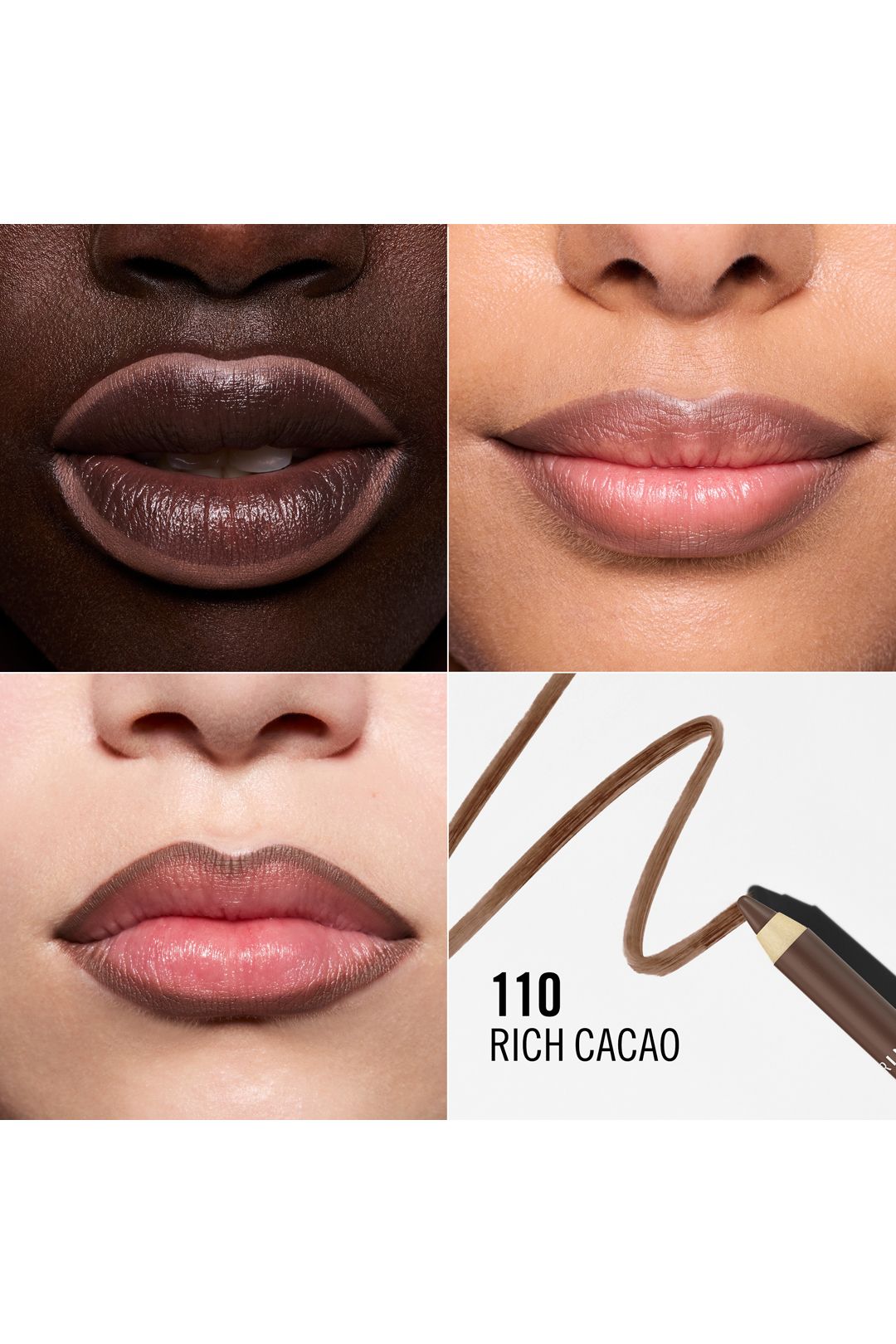 Rimmel London OH MY PLUMP! Plumping Lip Liner 1.2g 110 Rich Cacao image 2