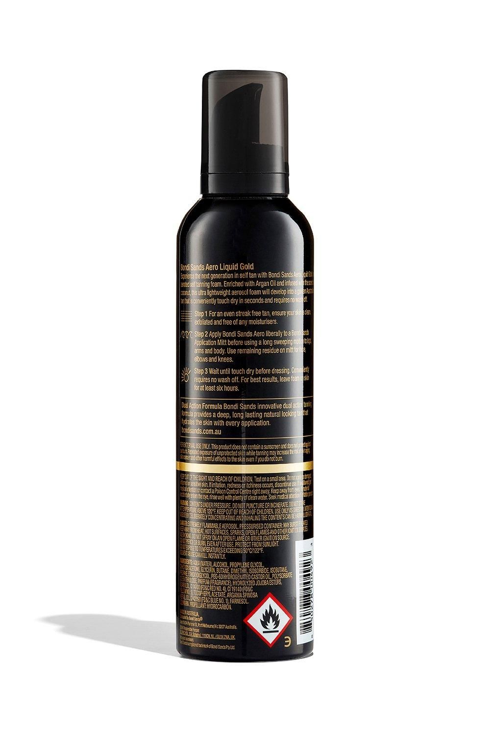 Bondi Sands Aero Self Tanning Foam Liquid Gold 225ml Multi image 2