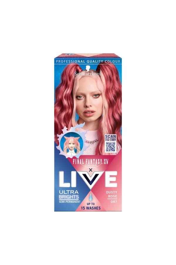 Schwarzkopf Ultra Brights 087 Dusty Rose Semi-Permanent 'Hair Dye' UK
