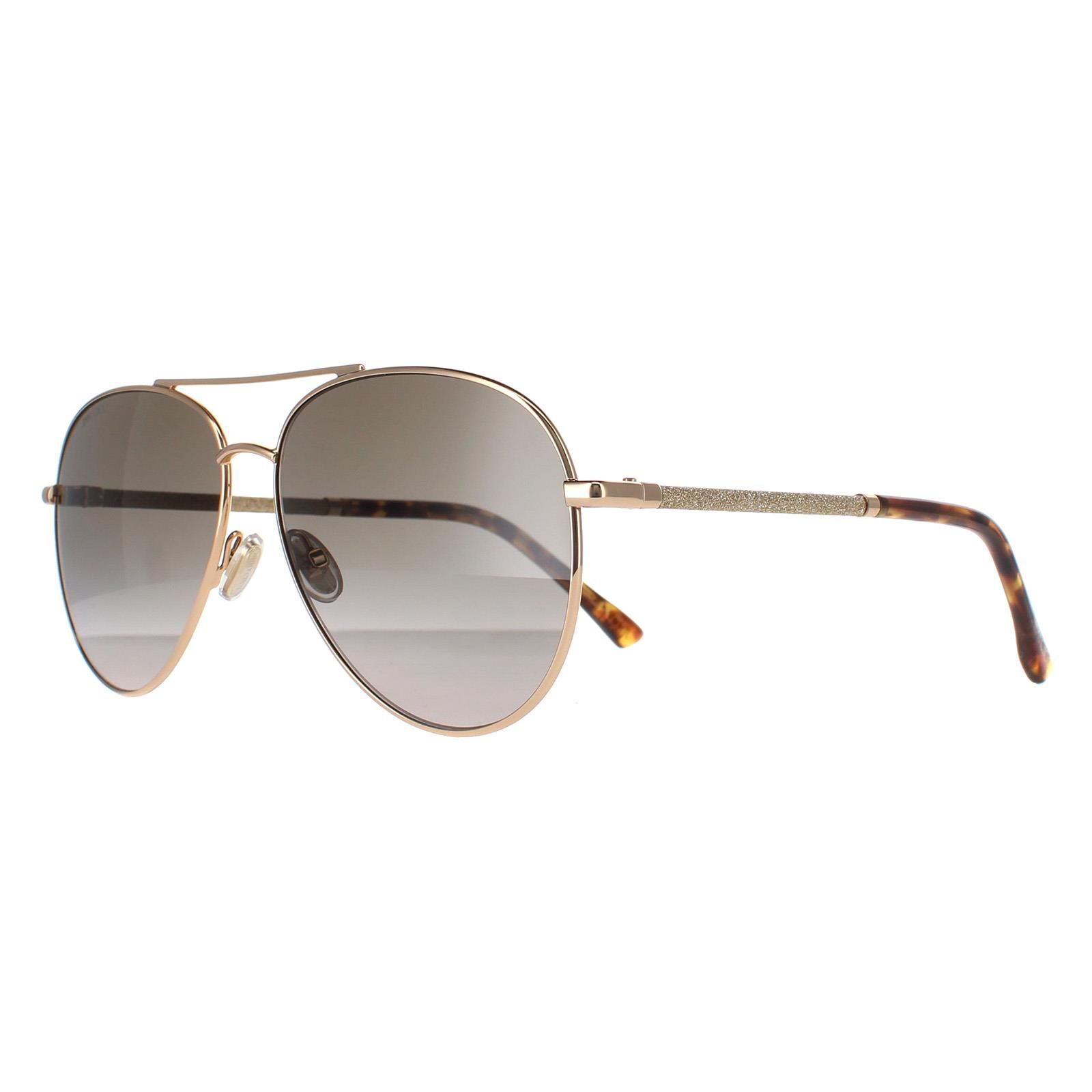 Jimmy Choo Aviator Gold Havana Brown Gradient DEVAN/S image 2