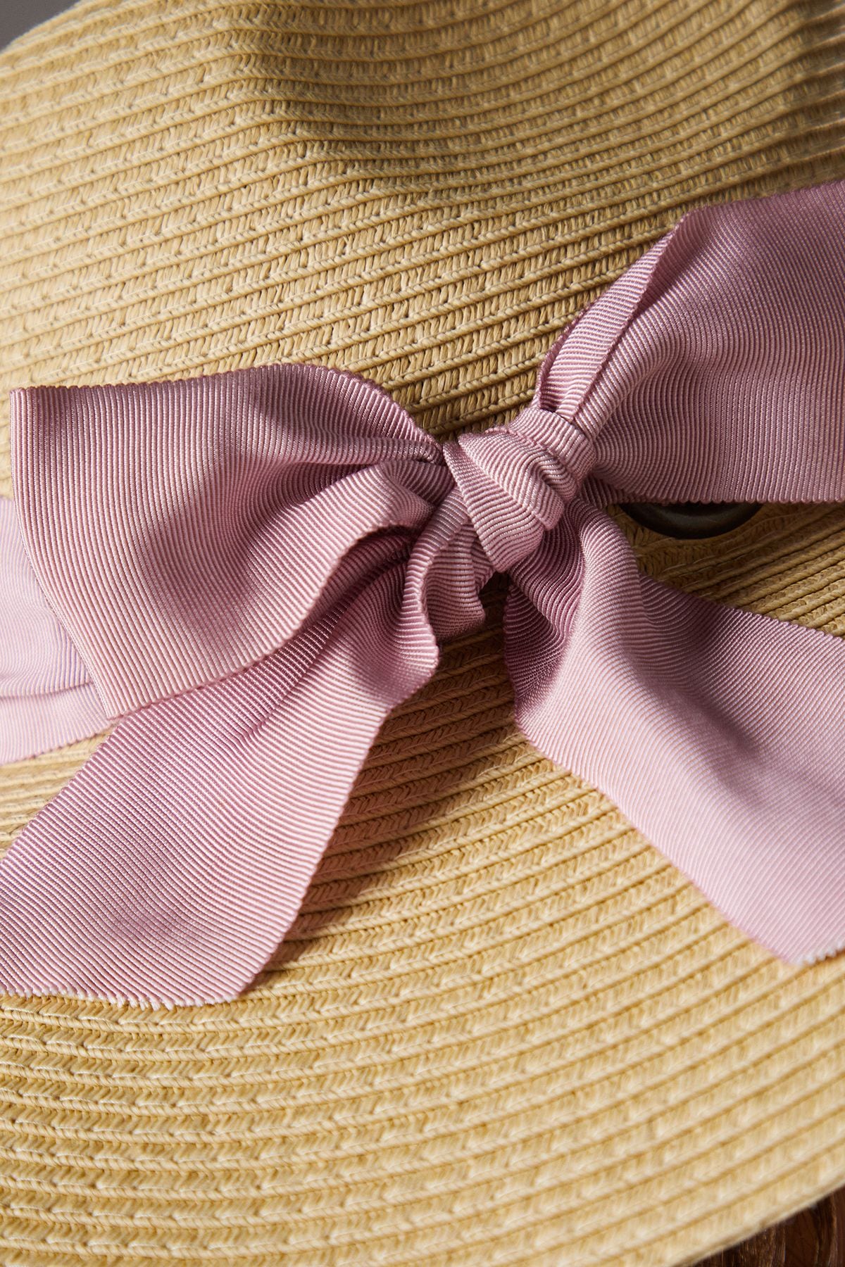 Coast Lisa Tan Summer Straw Hat with Bow Detail Natural image 3