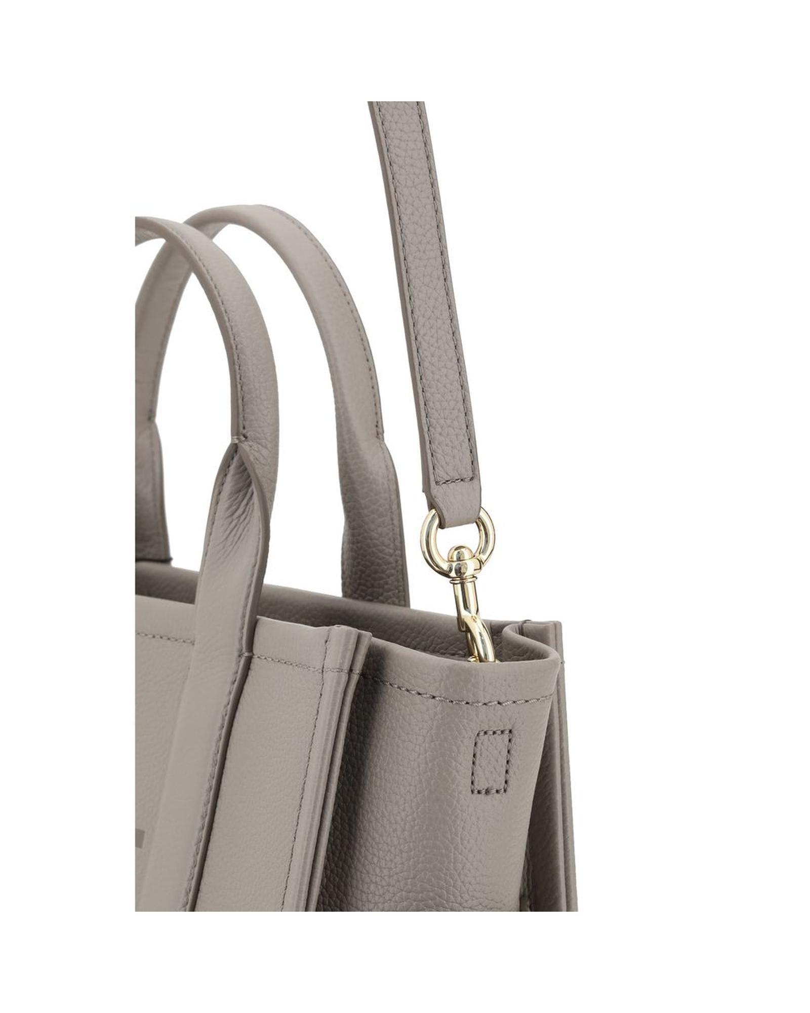 Marc Jacobs The Tote Bag Embossed Leather Wo - Grey image 5