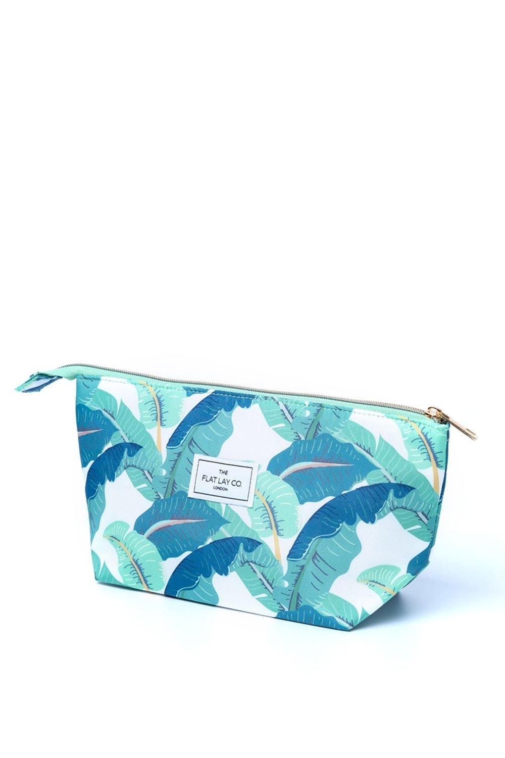 The Flat Lay Co Essential Pouch in Tropical Leaves Multi image 2