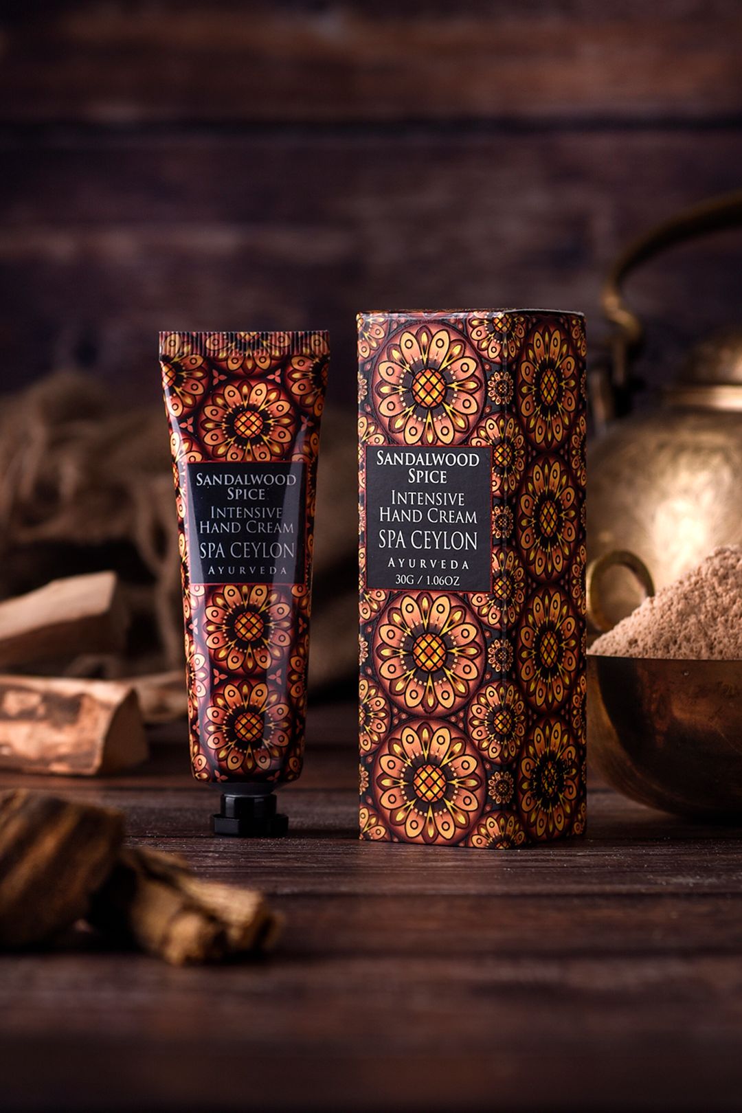 Spa Ceylon Sandalwood Spice Intensive Hand Cream 30g image 2