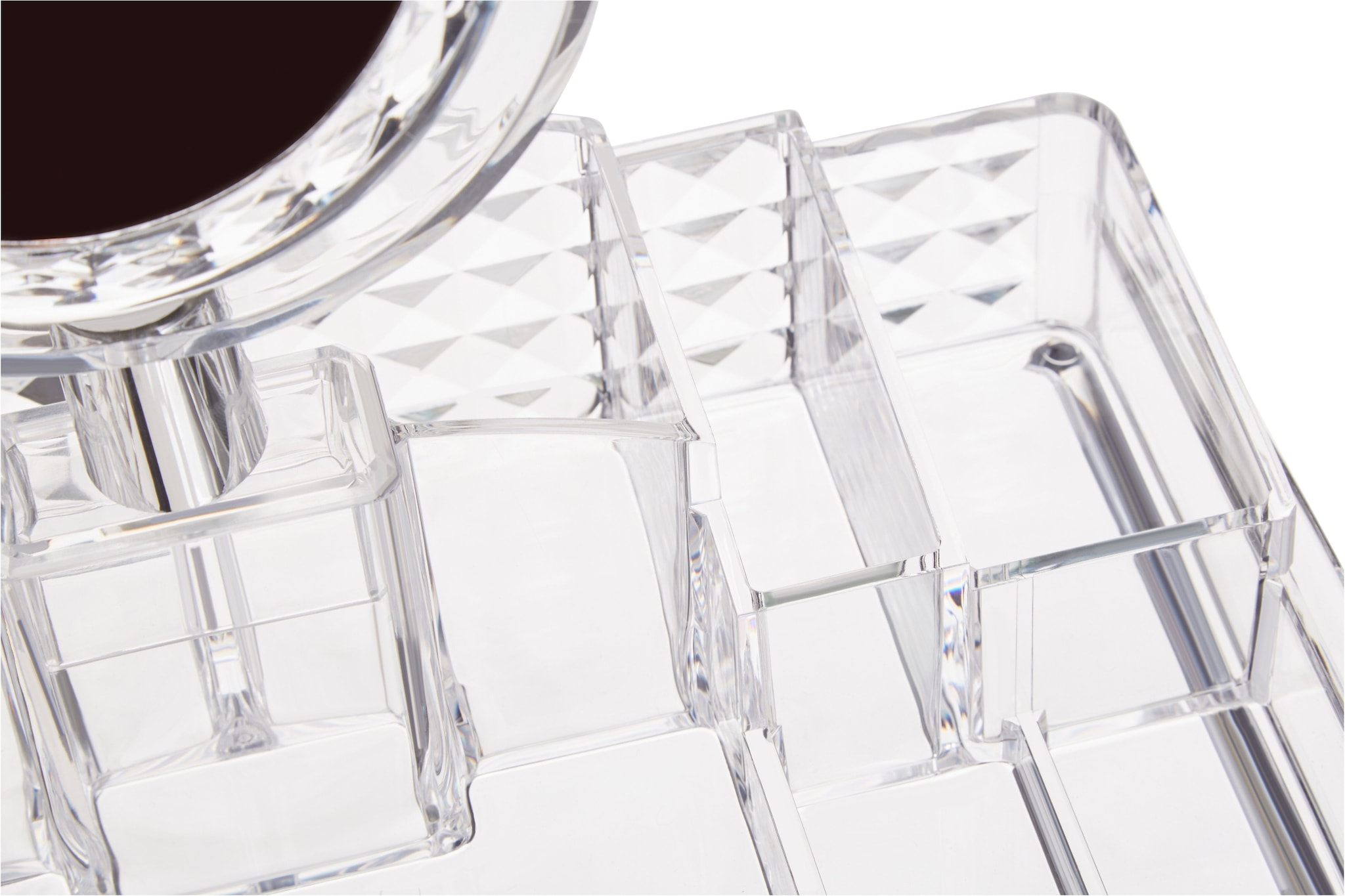 Orsina Ample Storage Cosmetics Organiser With A Mirror, Elegant Makeup Vanity Organiser, Makeup Organizer image 5