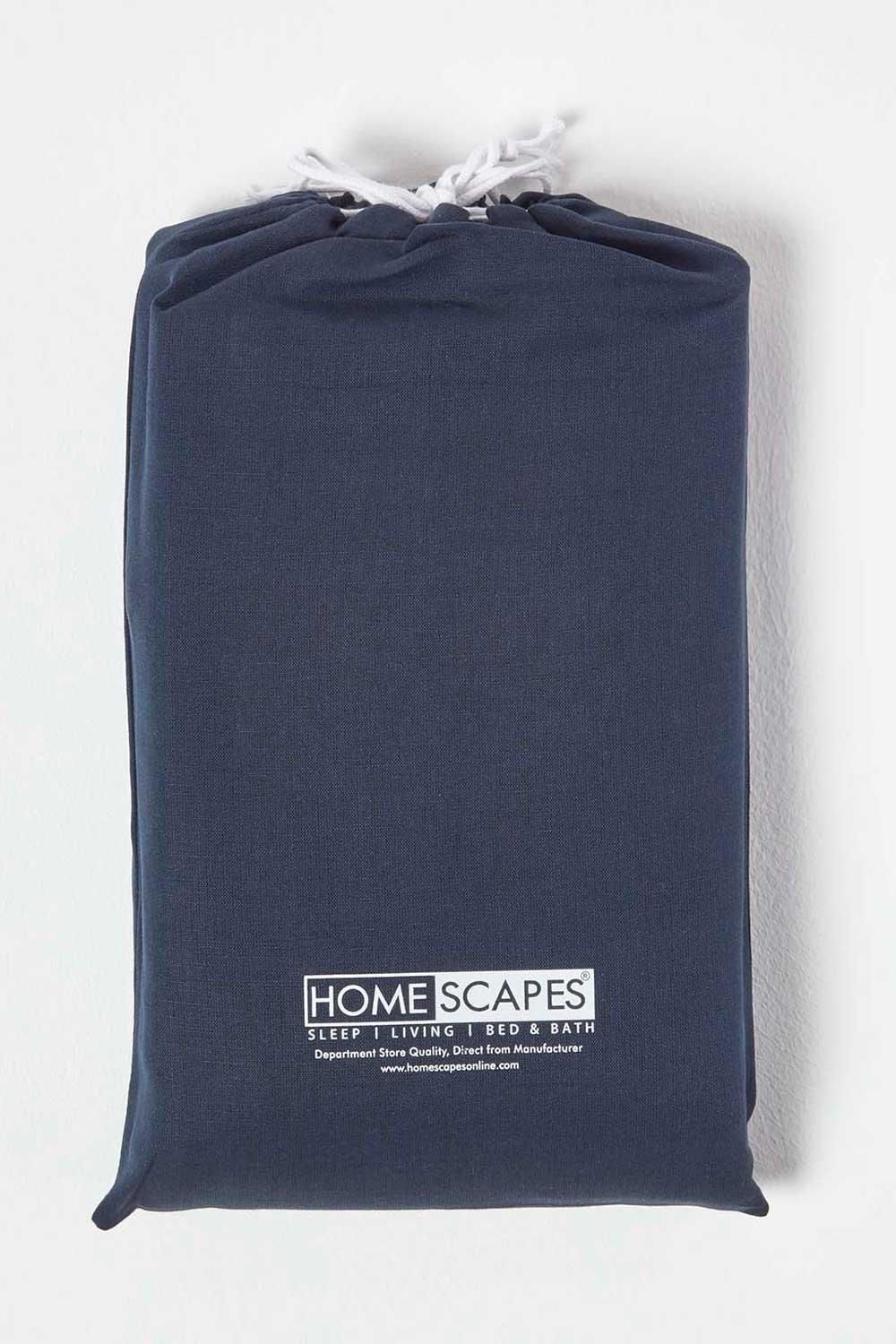 Homescapes Linen Cot Bed Duvet Cover Set 120 x 150 cm image 5