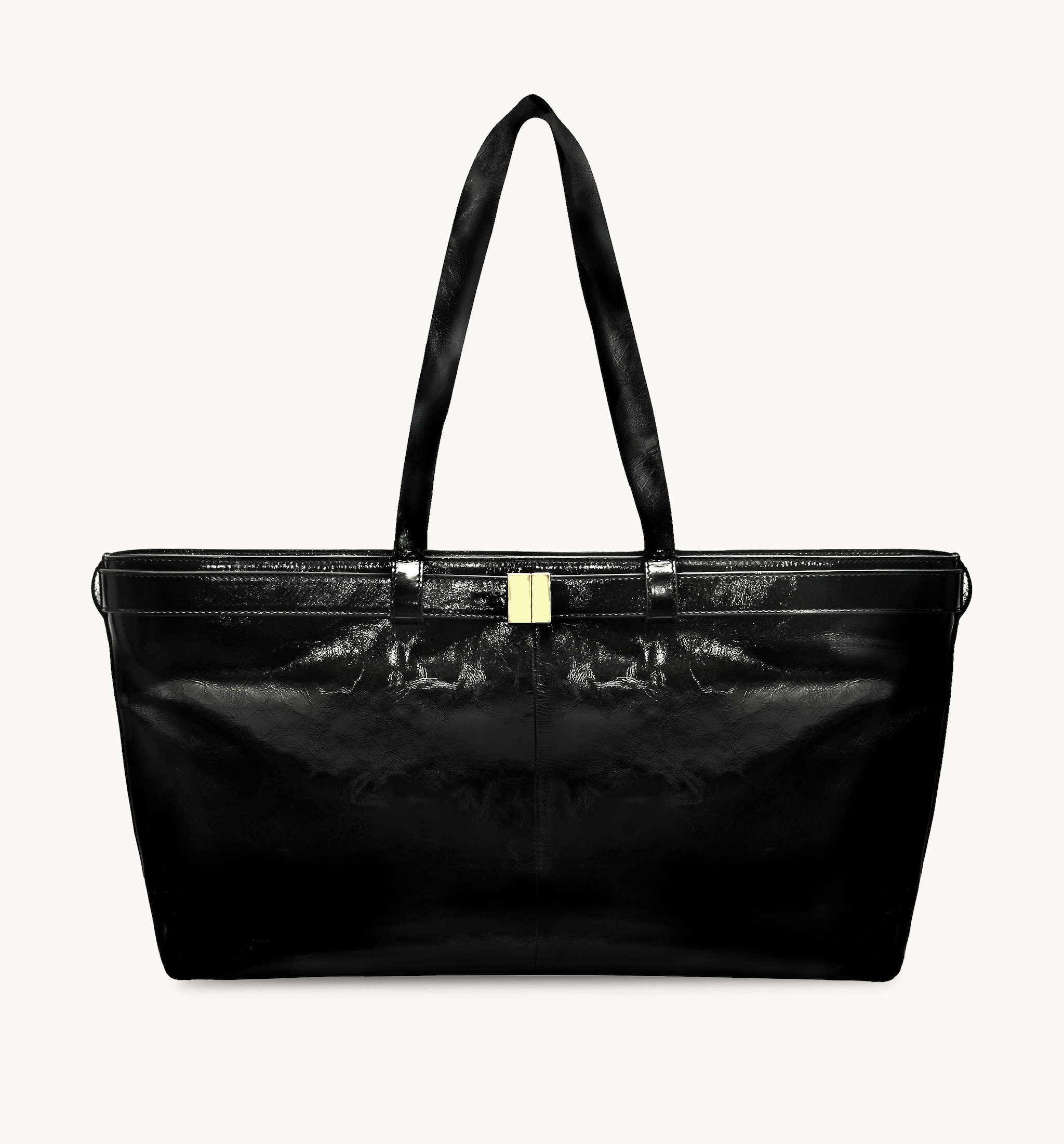 Apatchy London The Esme Crinkle Patent Leather Bag image 1