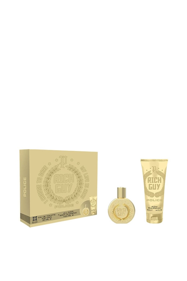Police Rich Guy au De Toilette 30ml and Body Shampoo 100ml Gift Set Misc