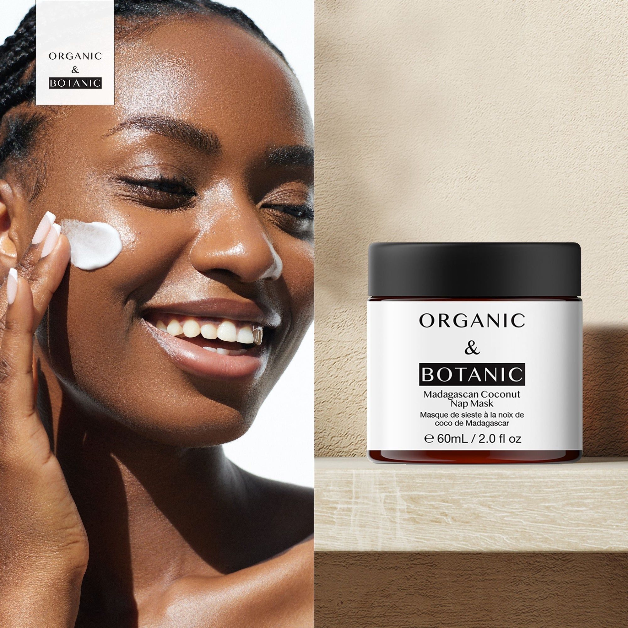 Organic & Botanic Madagascan Coconut Nap Mask 60ml image 6