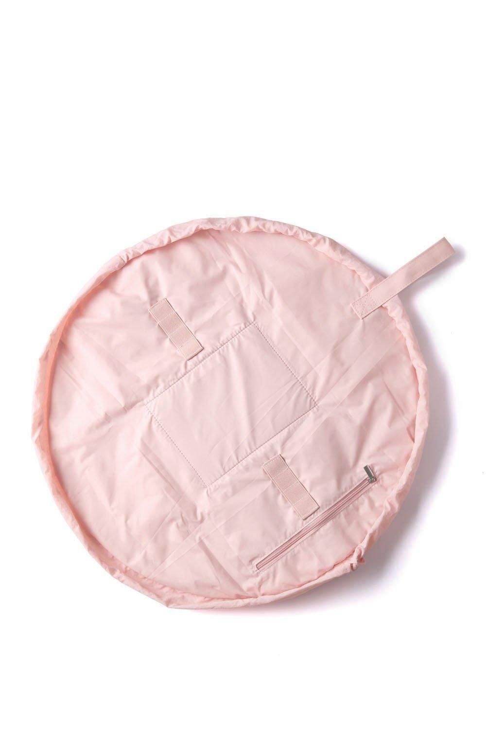The Flat Lay Co Drawstring Makeup Bag in Sweet Pink Hearts Parachute Multi image 4
