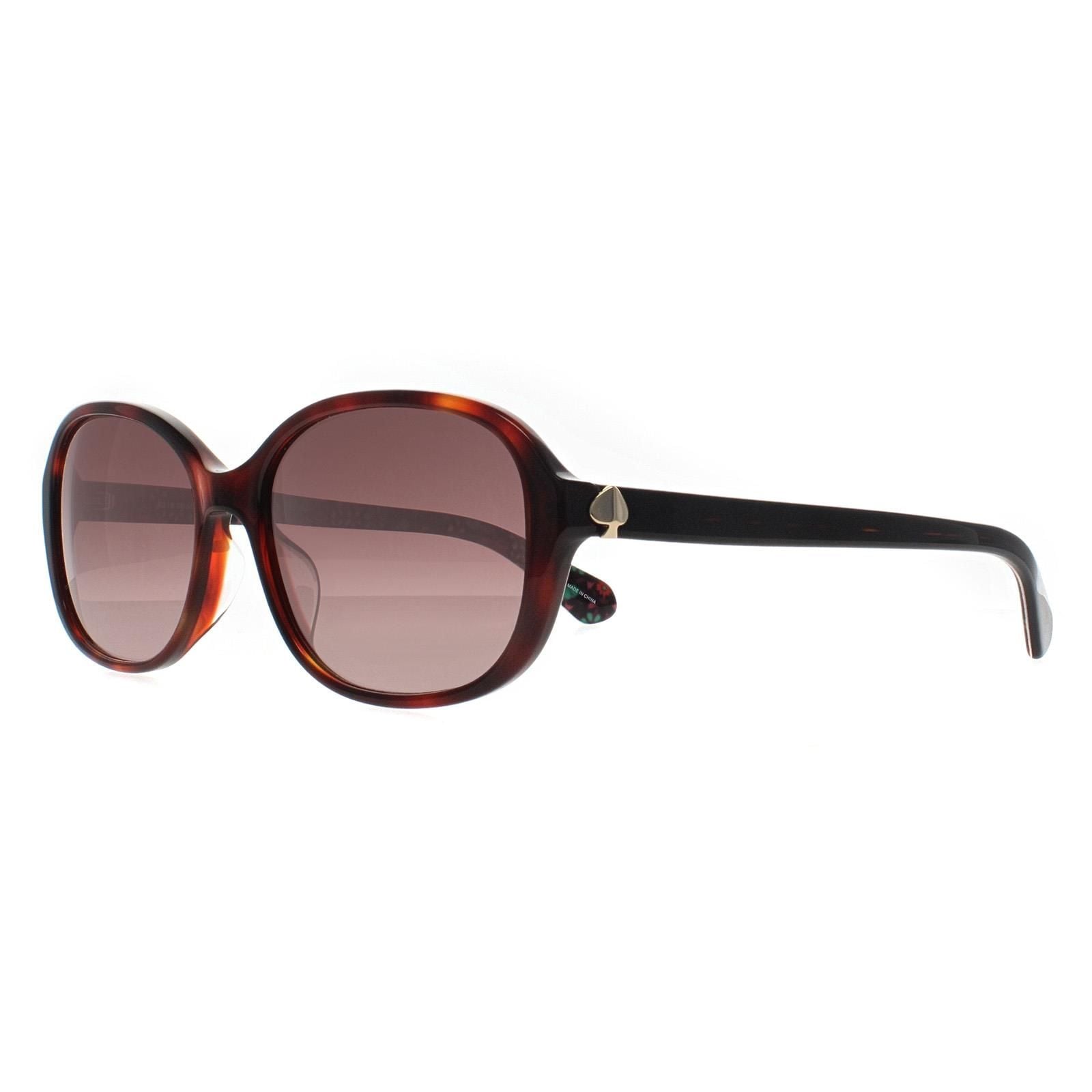 Kate Spade Butterfly Shiny Dark Havana Brown Gradient Izabella/G/S image 2