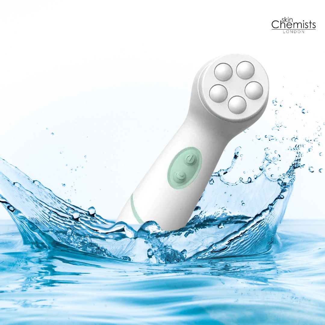 skinChemists professional Advanced Facial & Body Cleansing Brush - 4 Heads x 2 Duo Pack image 5