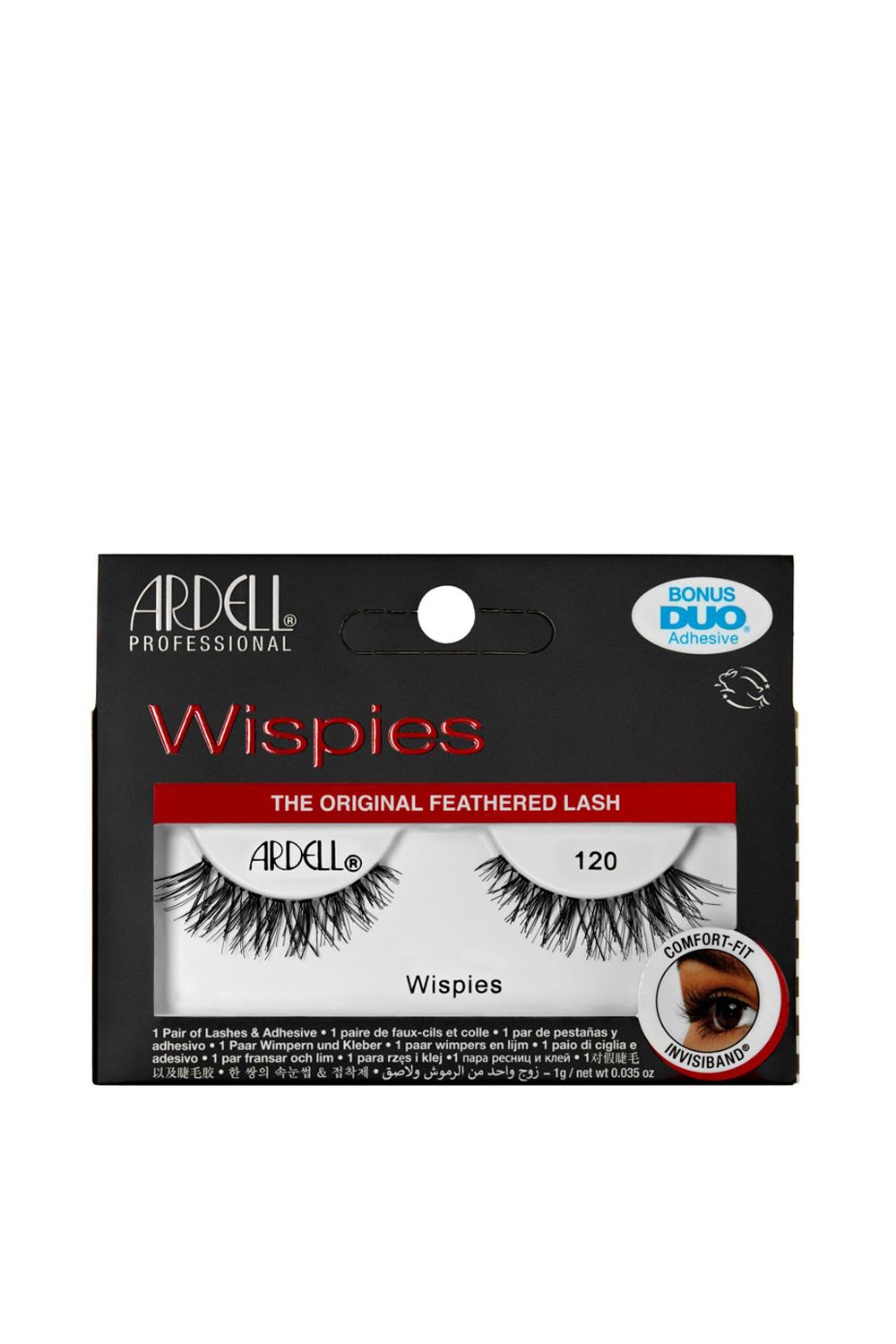 Ardell Wispies 120 Lashes - Black Black image 1