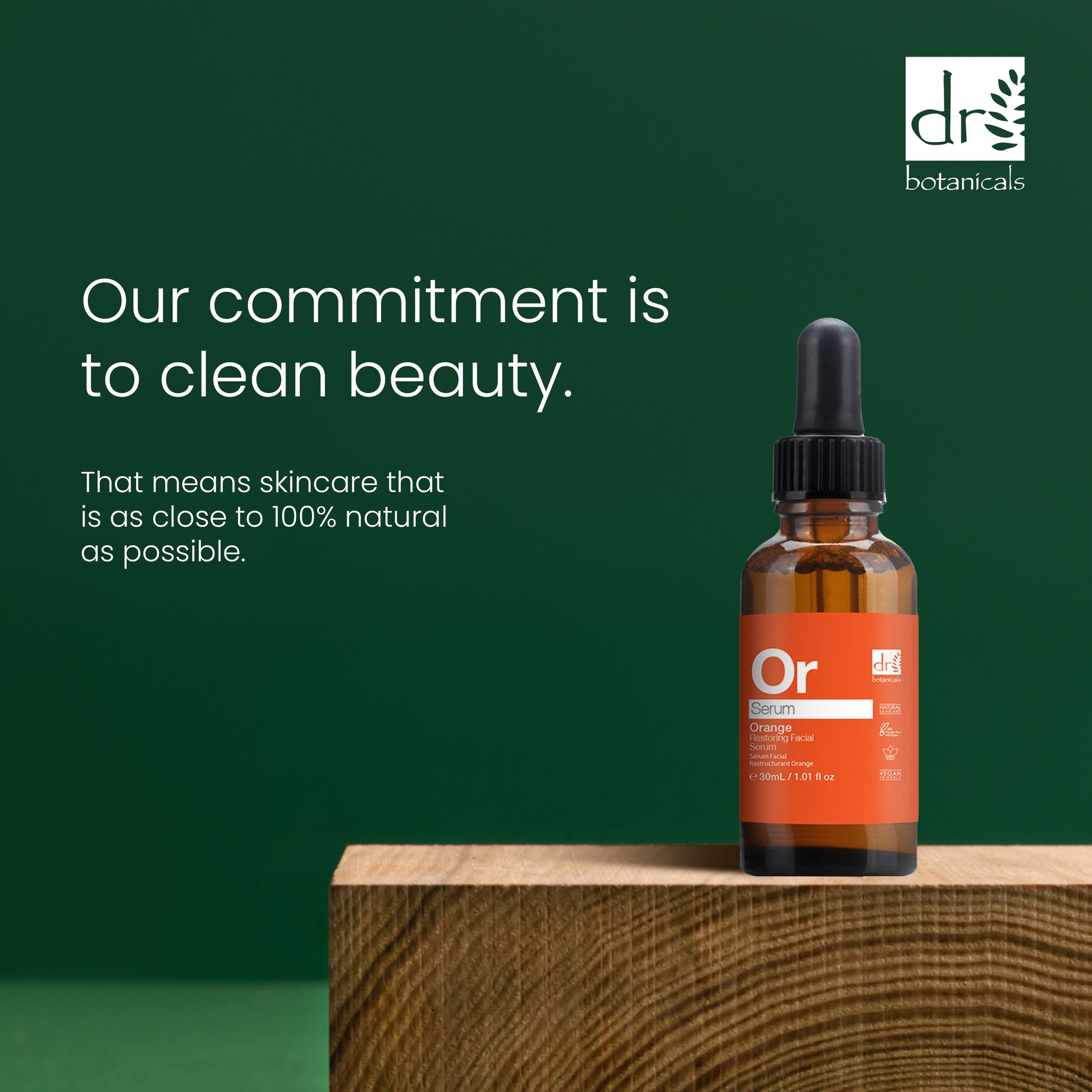 Dr. Botanicals Orange Restoring Facial Serum 30ml x 2 Duo Set image 3