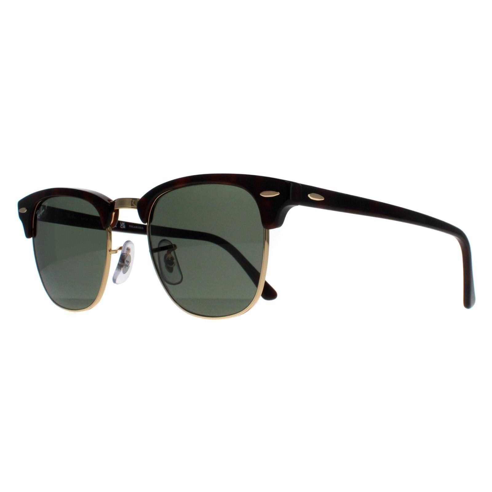 Ray-Ban Round Red Havana Green Polarized Sunglasses image 2