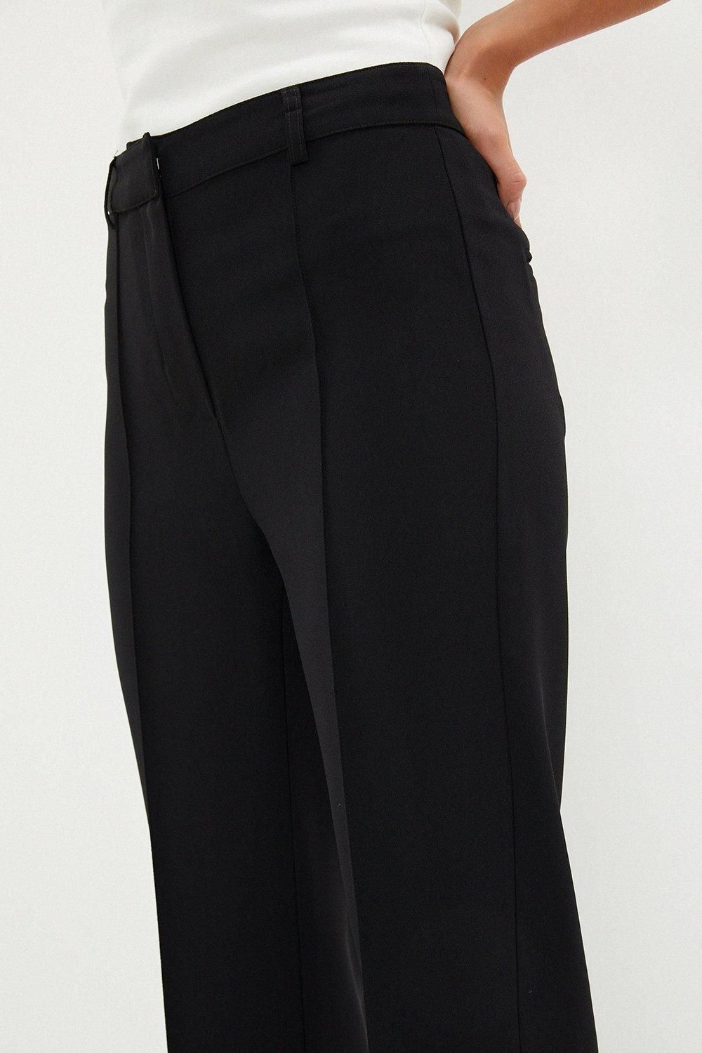 Coast Tailored Pinstitch Straight Leg Trouser Black image 2