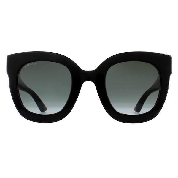 Gucci Square Black Grey Gradient Sunglasses