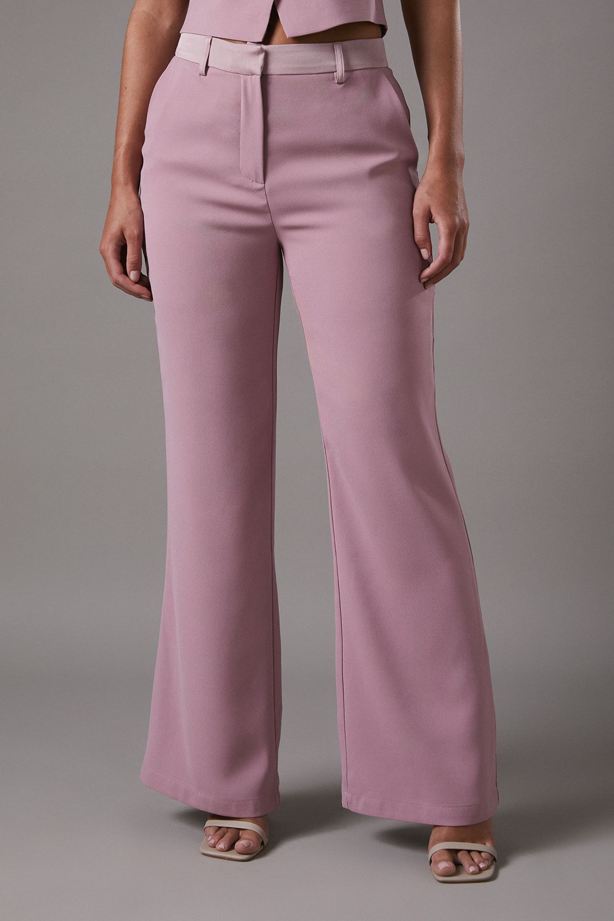 Coast Premium Flare Trouser Mink image 2