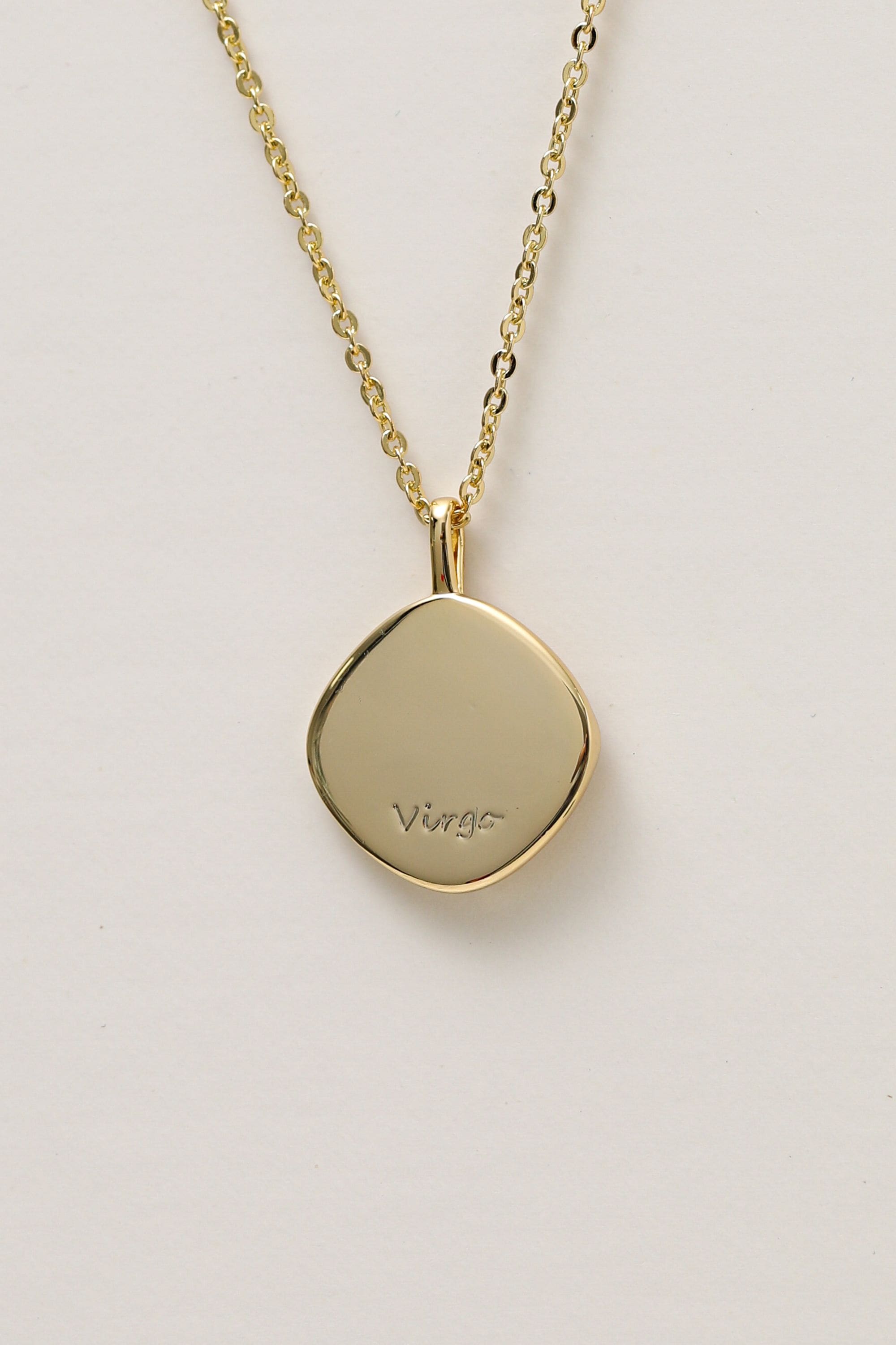 Jon Richard Gold Plated Molten Horoscope Pendant - Virgo image 3