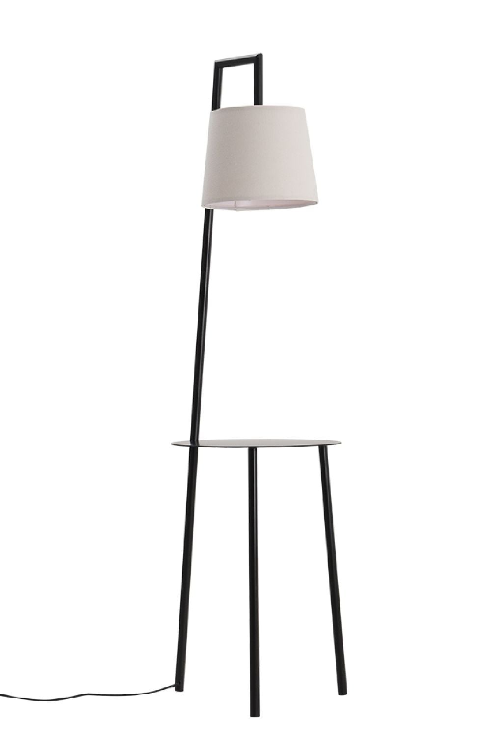 Living and Home Metal Tray Table Floor Lamp image 5