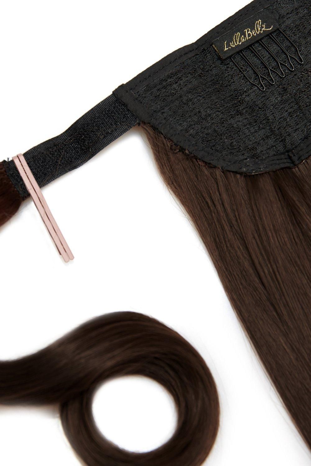 Lullabellz Mini Grande 18" 90s Bounce Wraparound Pony Choc Brown image 2