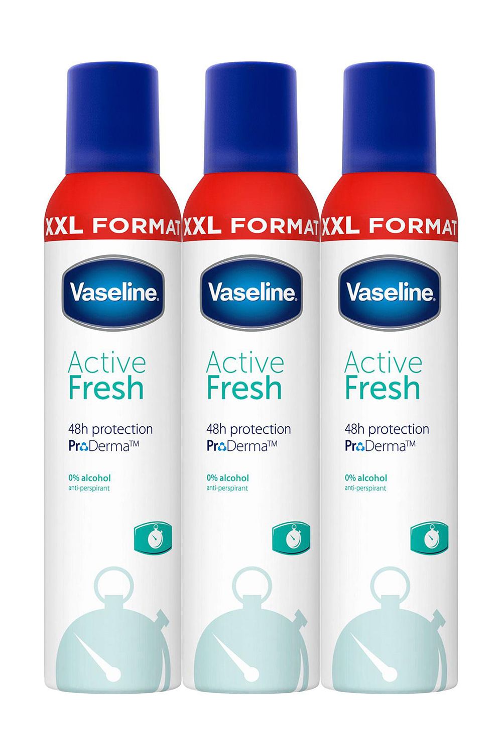 Vaseline 3x Active Fresh 'Anti-Perspirant' for Women, 250ml image 1