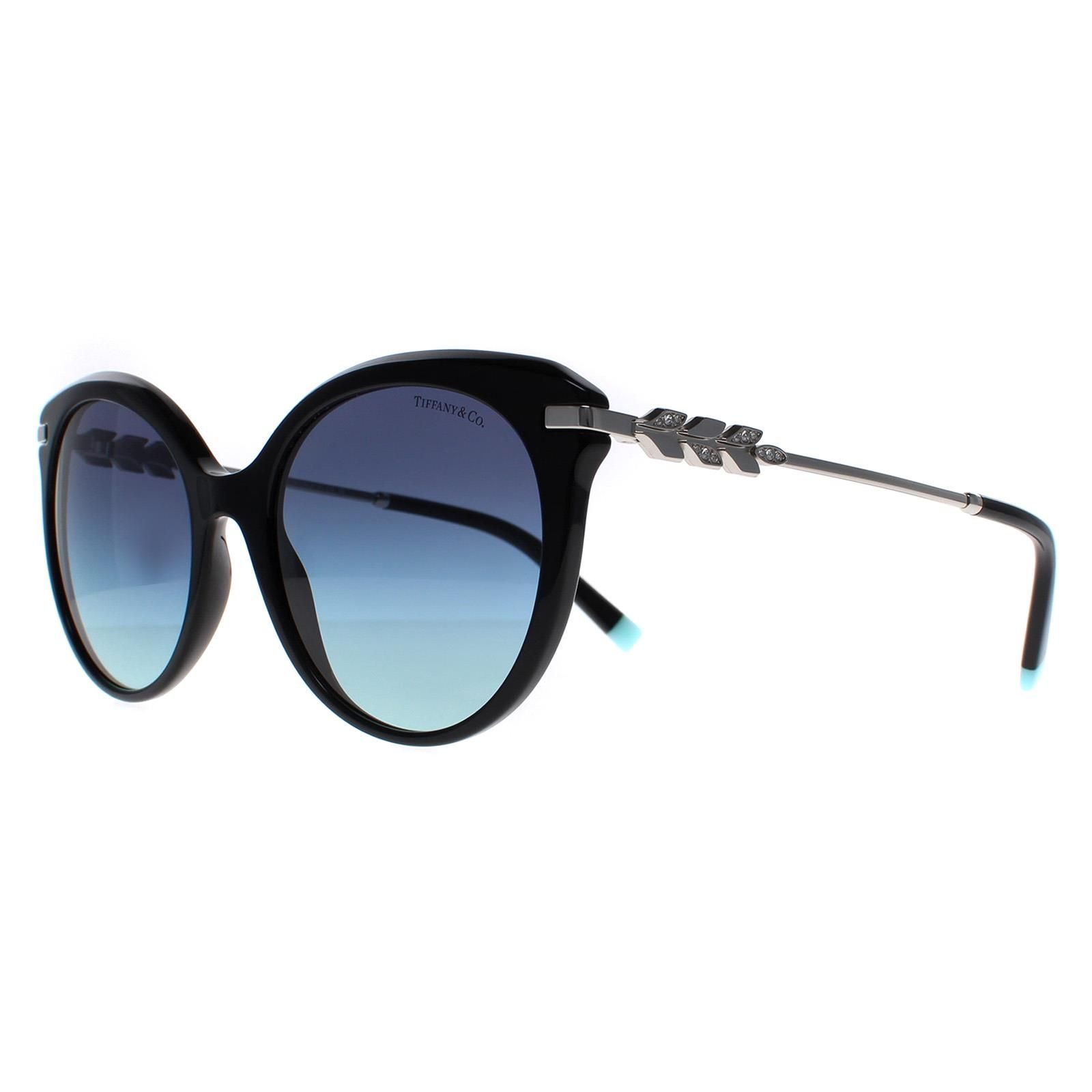 Tiffany Cat Eye Black Azure Gradient Blue TF4189 image 2