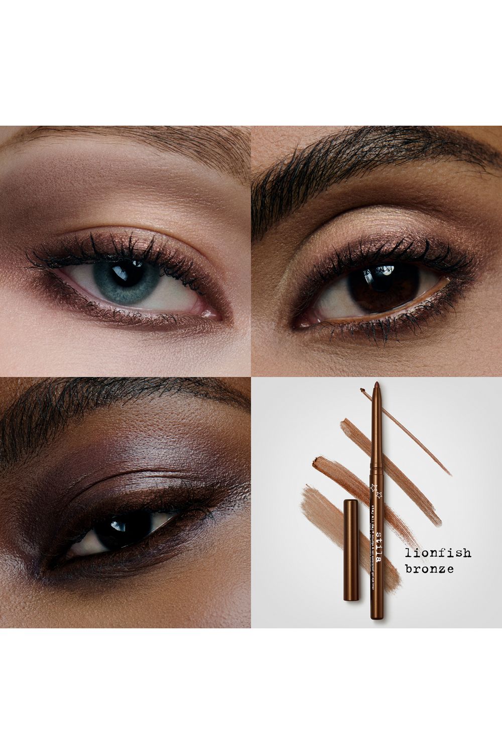 Stila Stay All Day® Smudge & Set Waterproof Gel Eye Liner Lionfish Bronze image 4