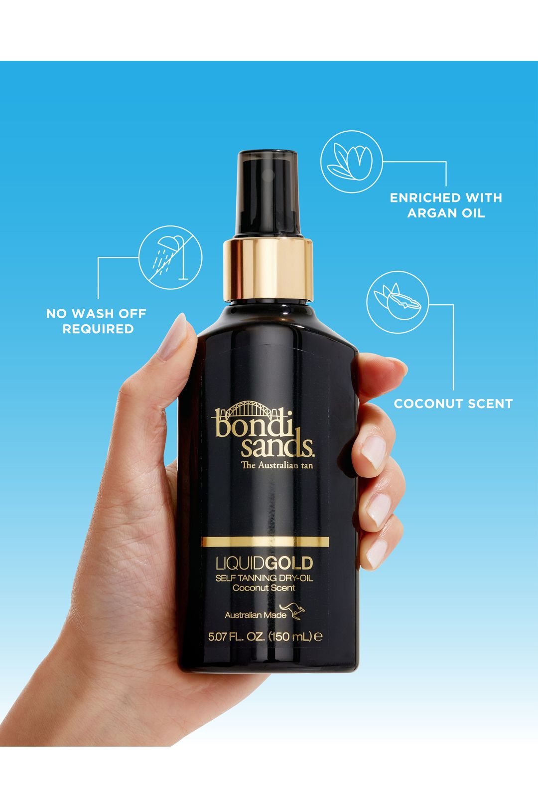 Bondi Sands Liquid Gold Self Tanning Oil 150ml Multi image 4