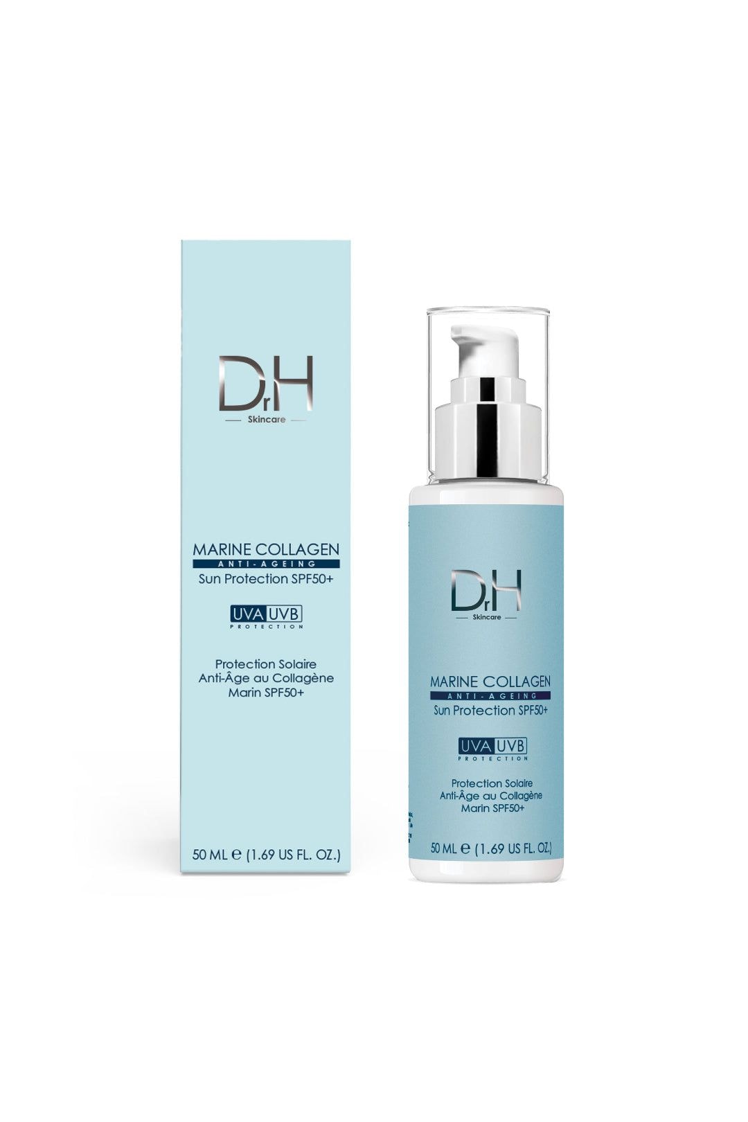 Dr H Anti-Ageing Marine Collagen Sun Protection SPF 50 50ml image 1