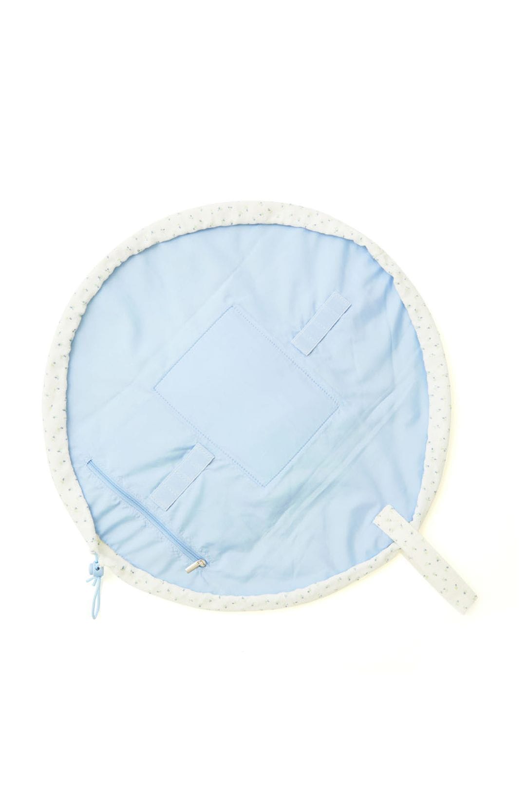 The Flat Lay Co Drawstring Makeup Bag - Cozy Cotton Ditsy Floral Multi image 7