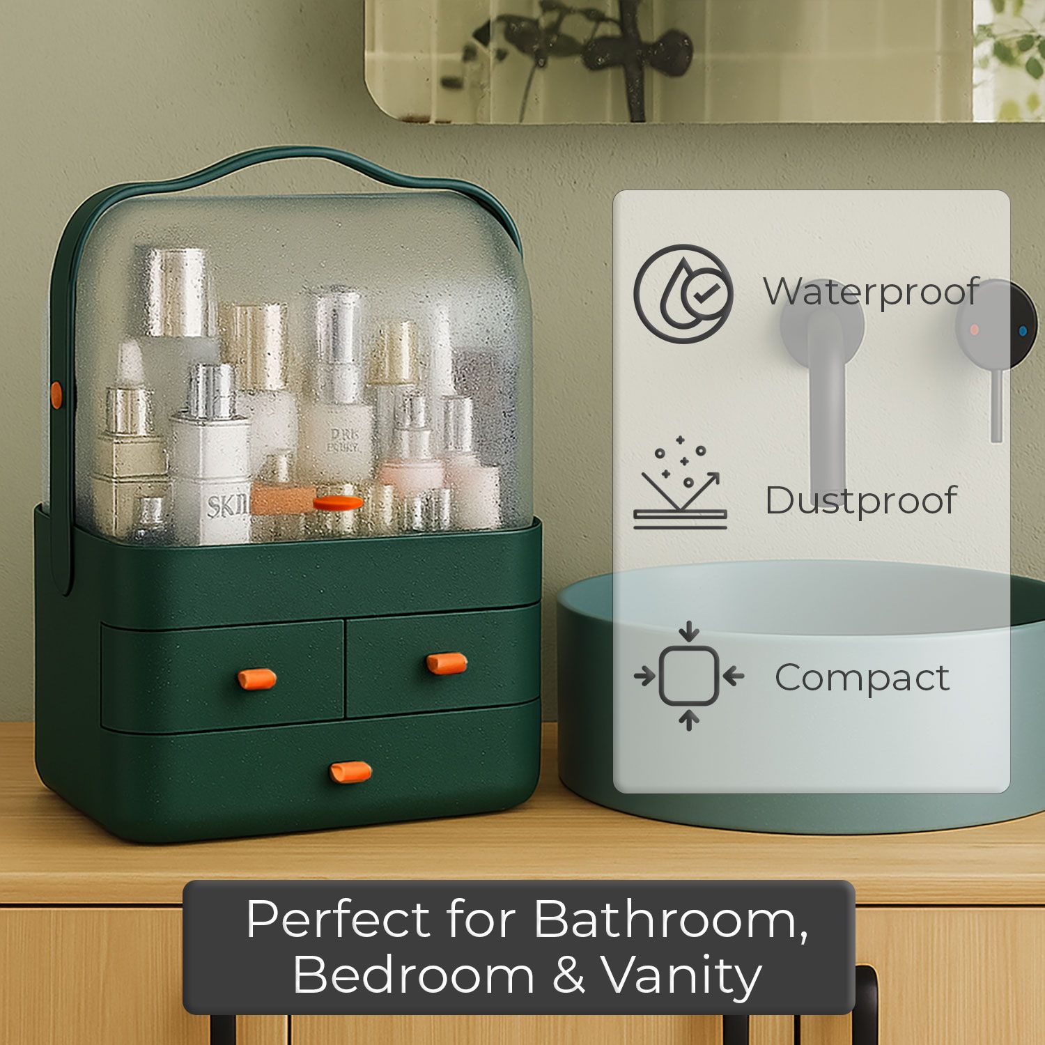 Neo Acrylic Makeup Organiser Cosmetic Storage Box image 4