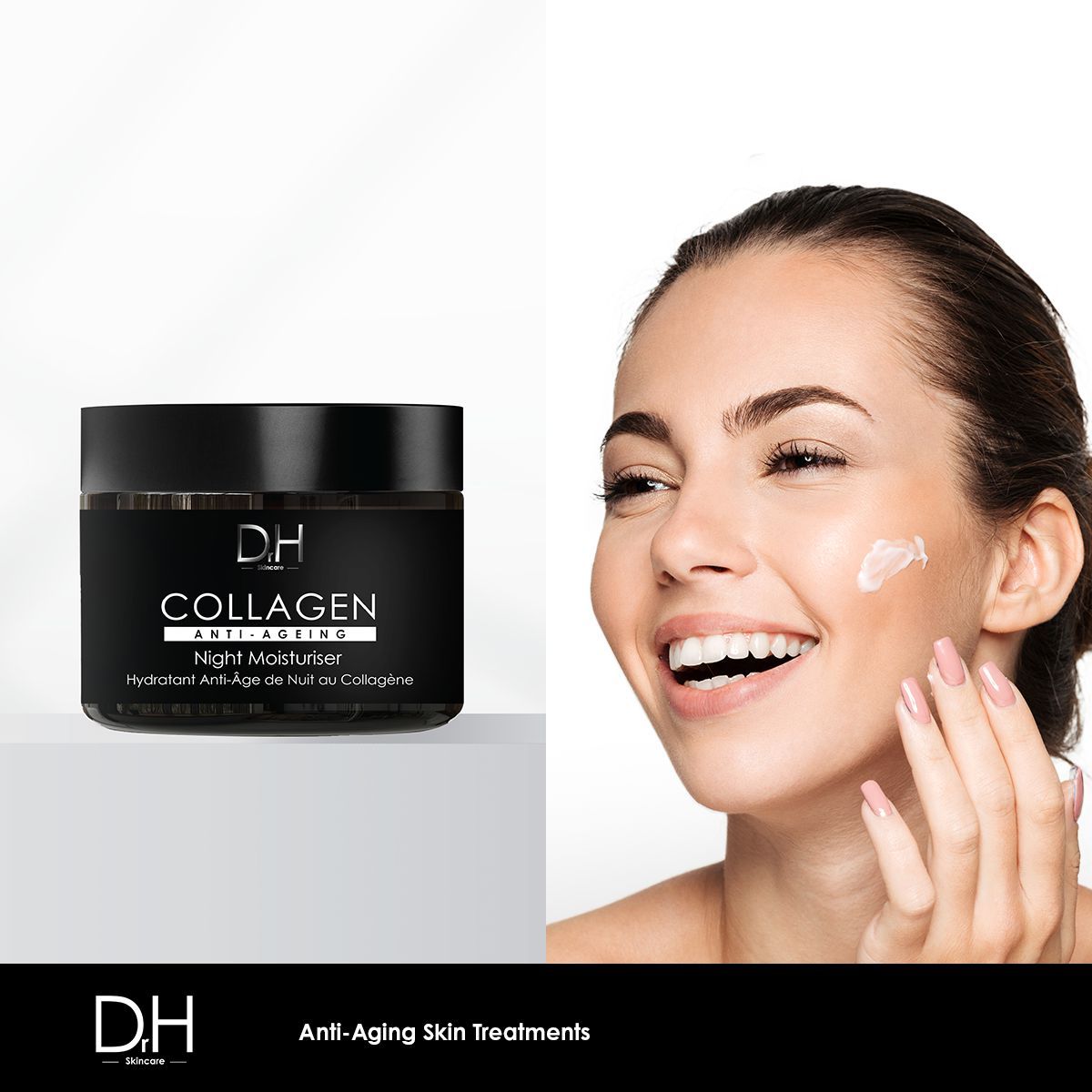 Dr H Collagen Anti-Ageing Night Moisturiser 60ml image 3