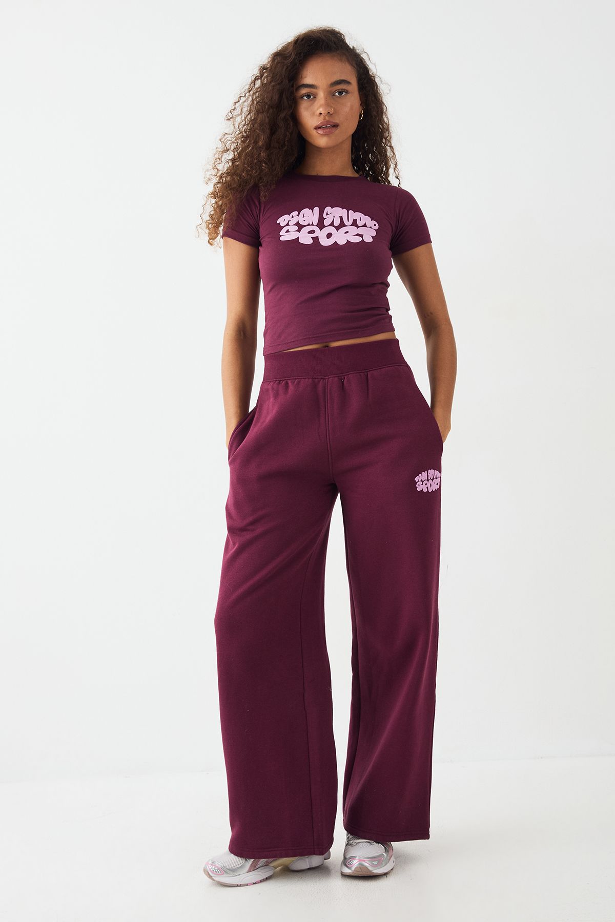 DSGN Studio DSGN Studio Sport Bubble Slogan Baby T-Shirt Plum image 3