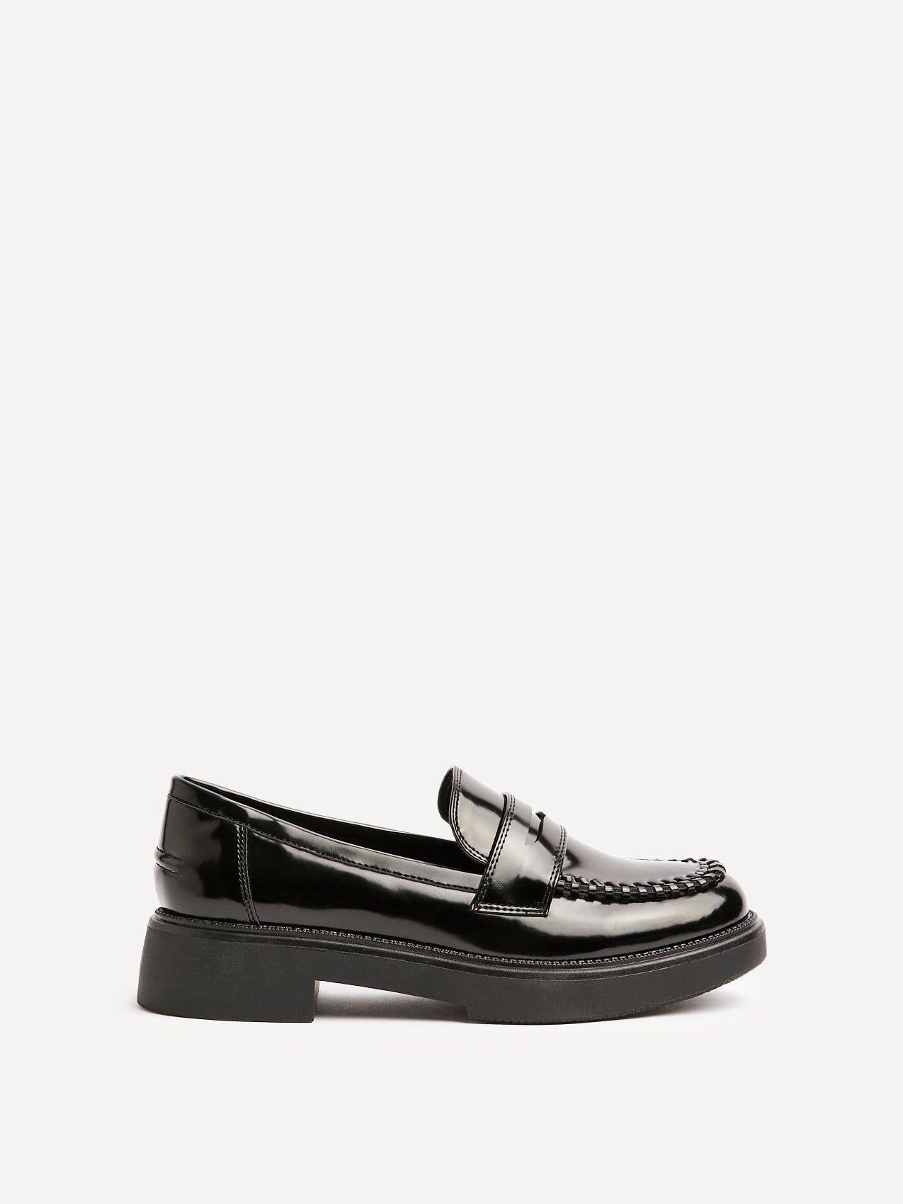 Linzi Direction Black Patent Loafers