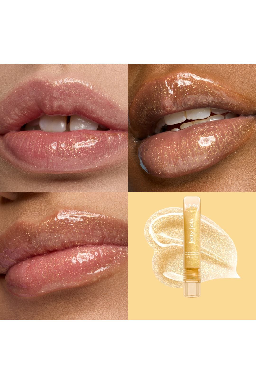 NYX Professional Makeup Jelly Job Lip Gloss 8ml Glow Job image 6