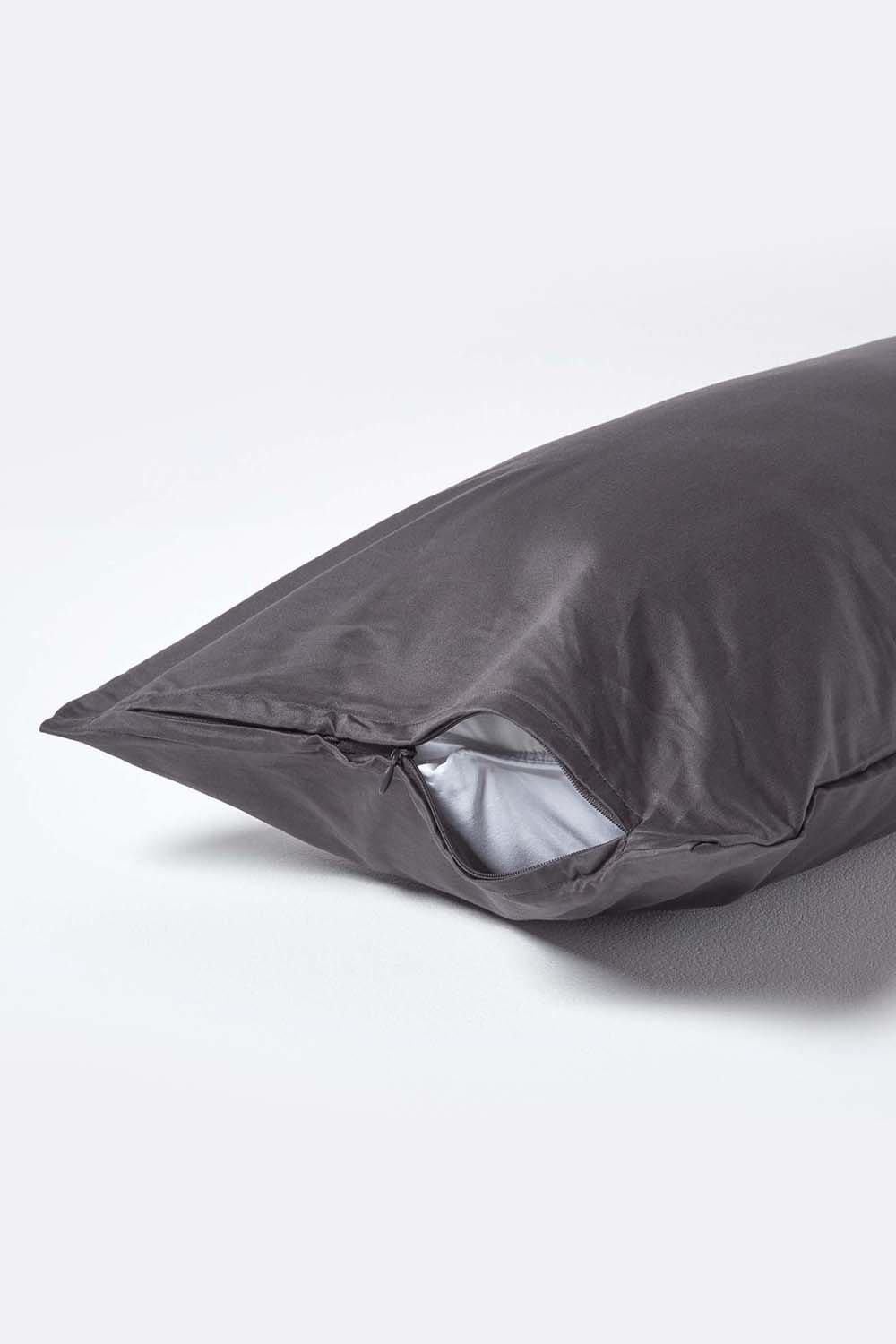 Homescapes Continental Egyptian Cotton Pillowcase 1000 TC, 40 x 80 cm image 3