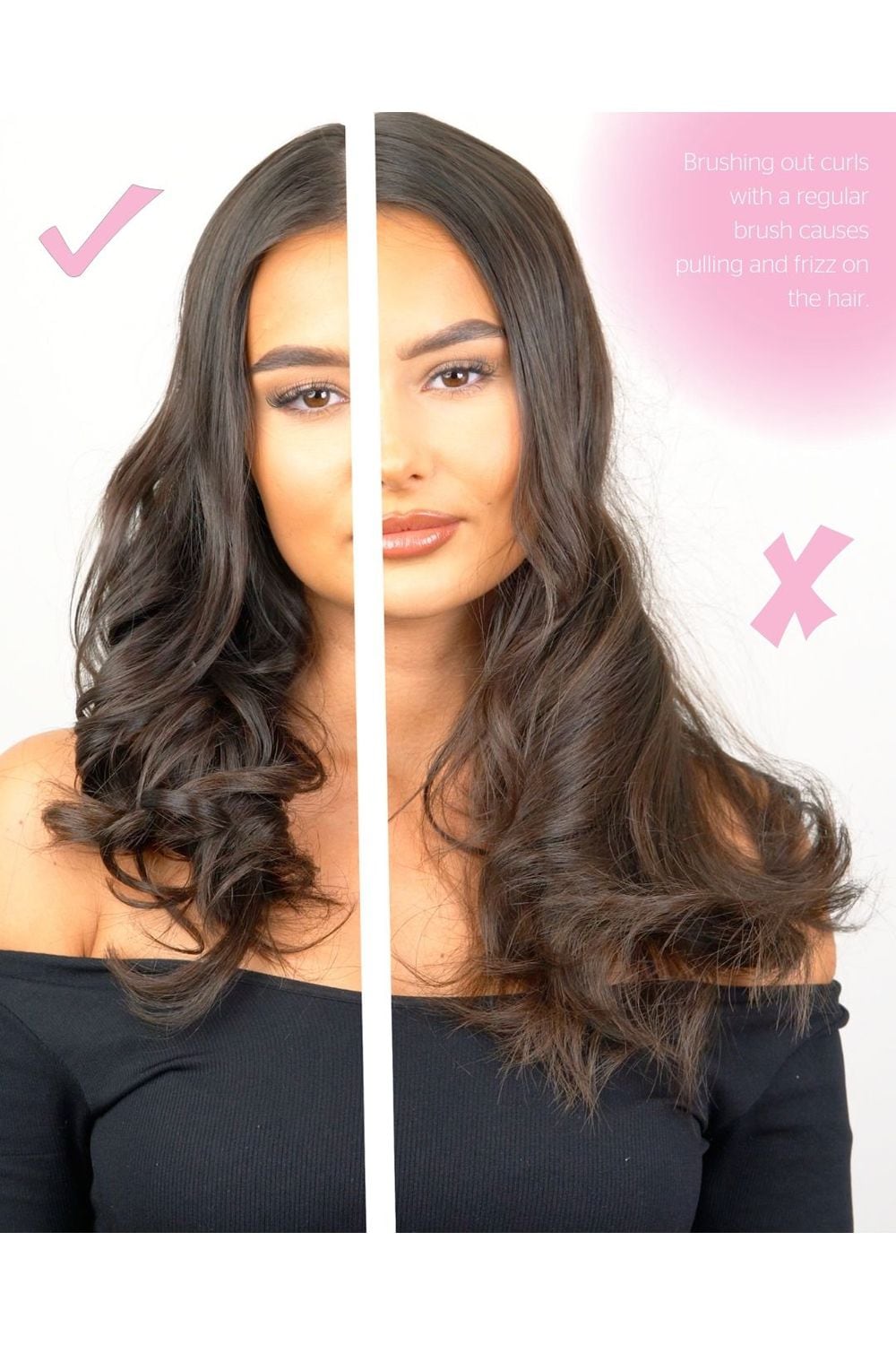 Brushworks Smoothing Curl Comb Pink image 8