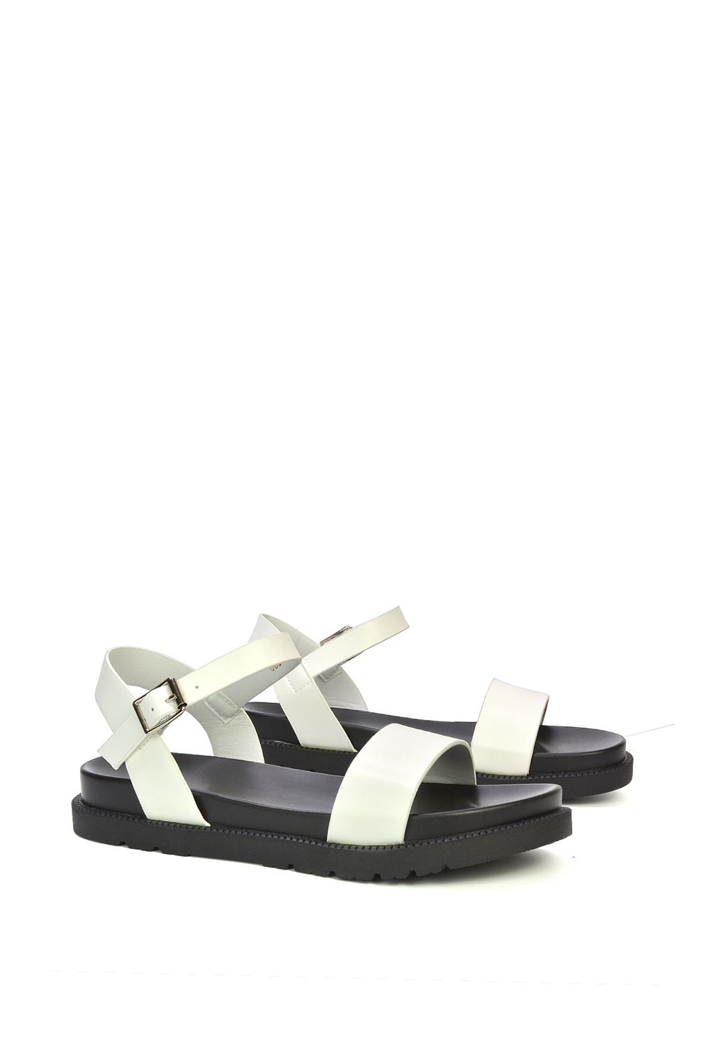 XY London 'Grace' Two Strap Open Toe Platform Sandal Shoes image 3