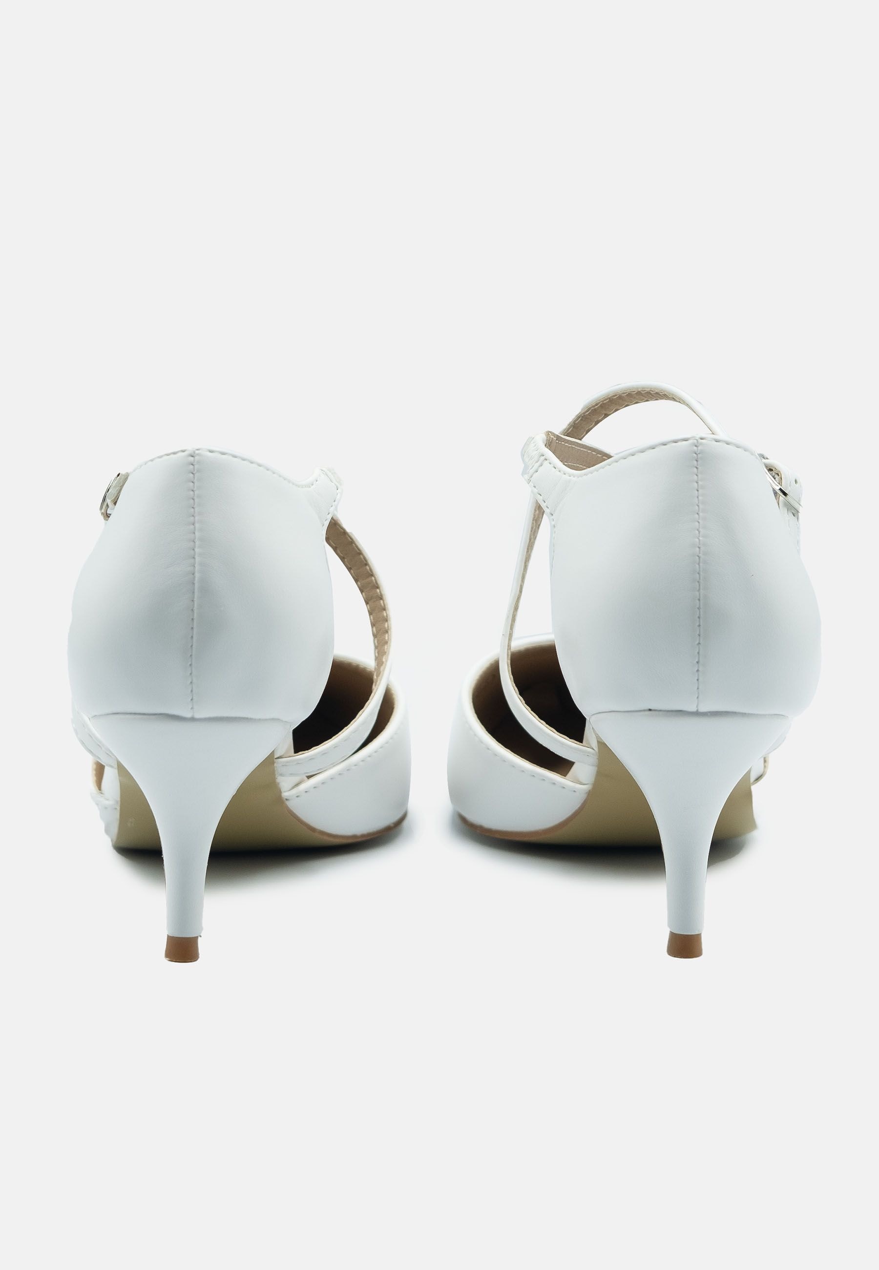 Where's That From 'Kennedi' Low Kitten Heel With Crossover Strap image 5