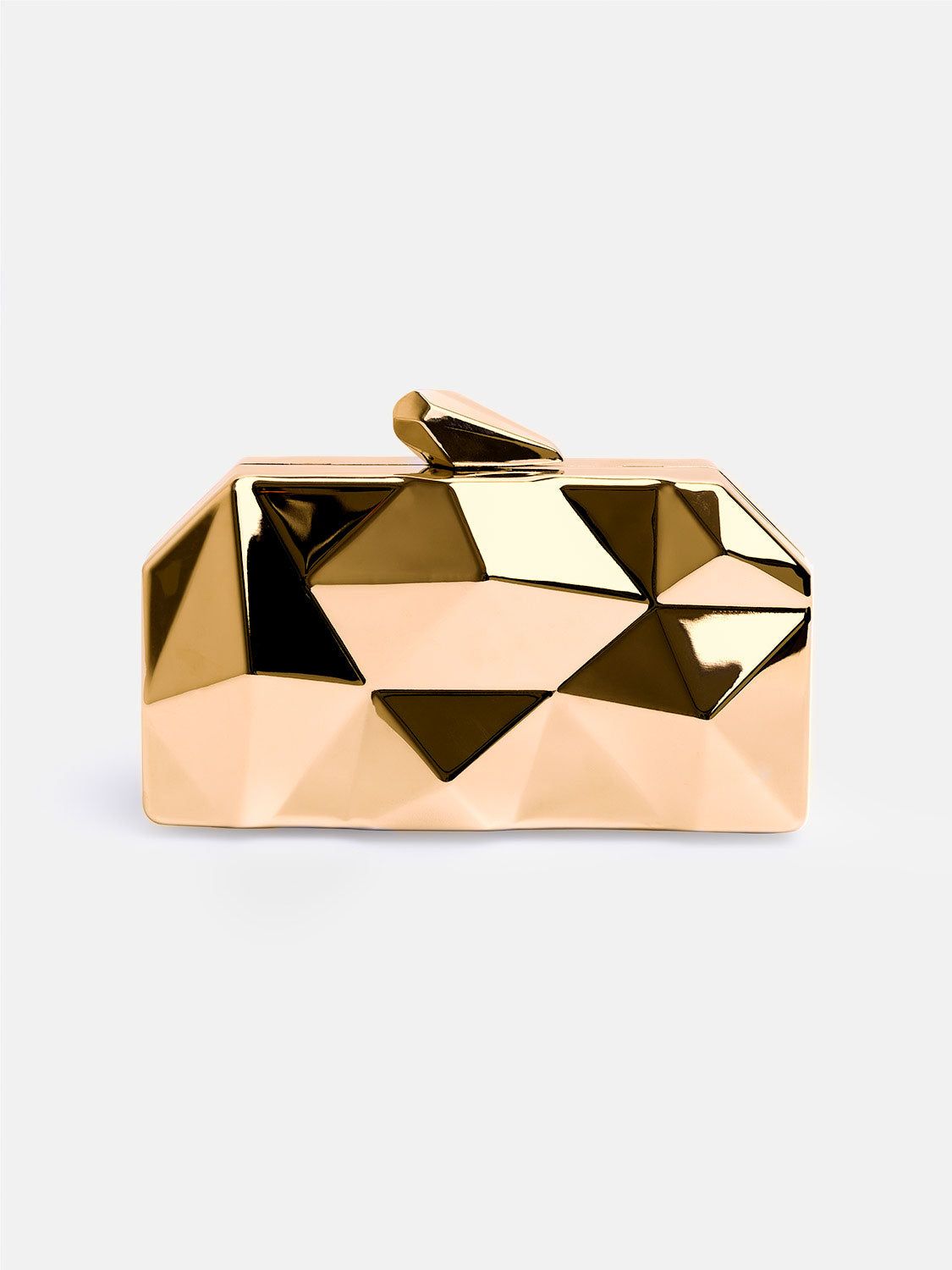 Where's That From 'Melanie' Geometric Pattern Clutch Bag
