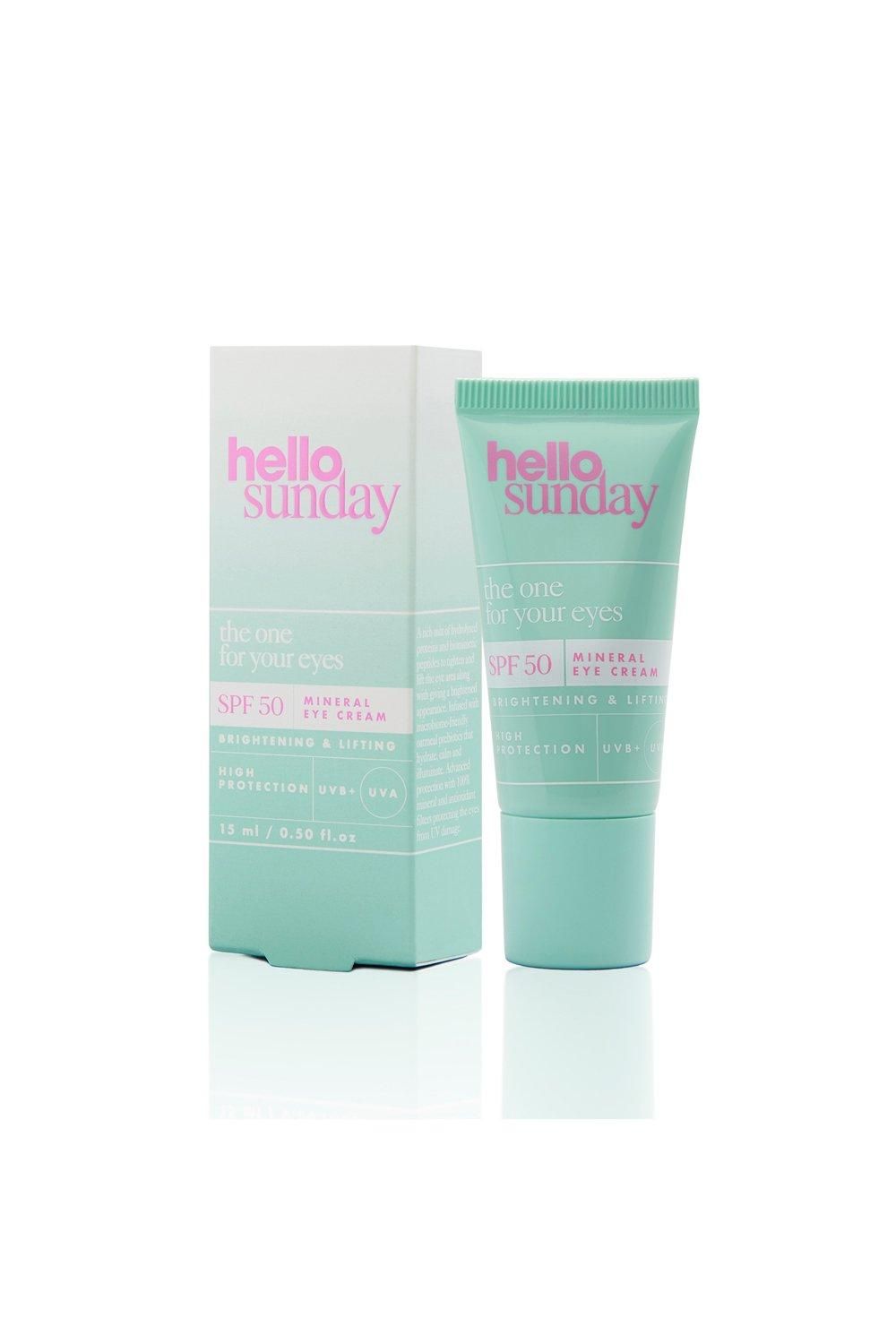 Hellosunday The One For Your Eyes SPF50 Brightening and Lifting Eye Cream Mineral with Peptides Multi image 2