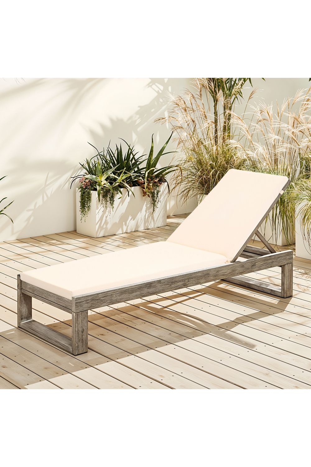 Living and Home Comfortable Outdoor Solid Color Bench Cushion image 3