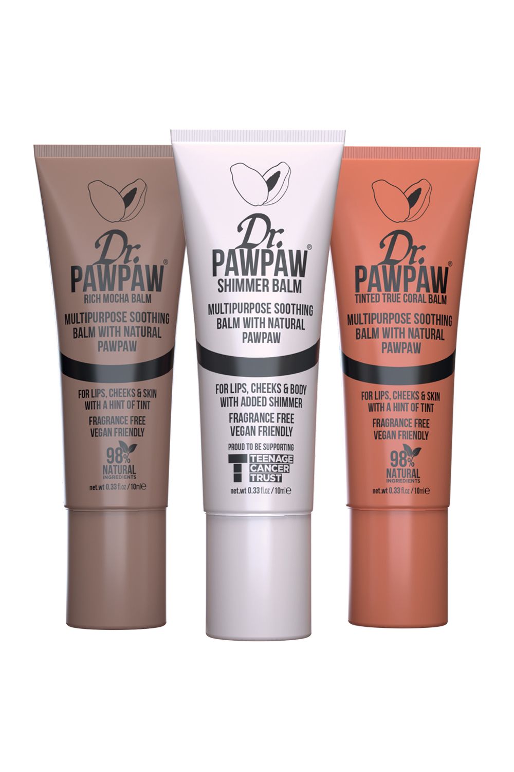 Dr. Paw Paw Shimmering Trio Gift Set Multi image 2