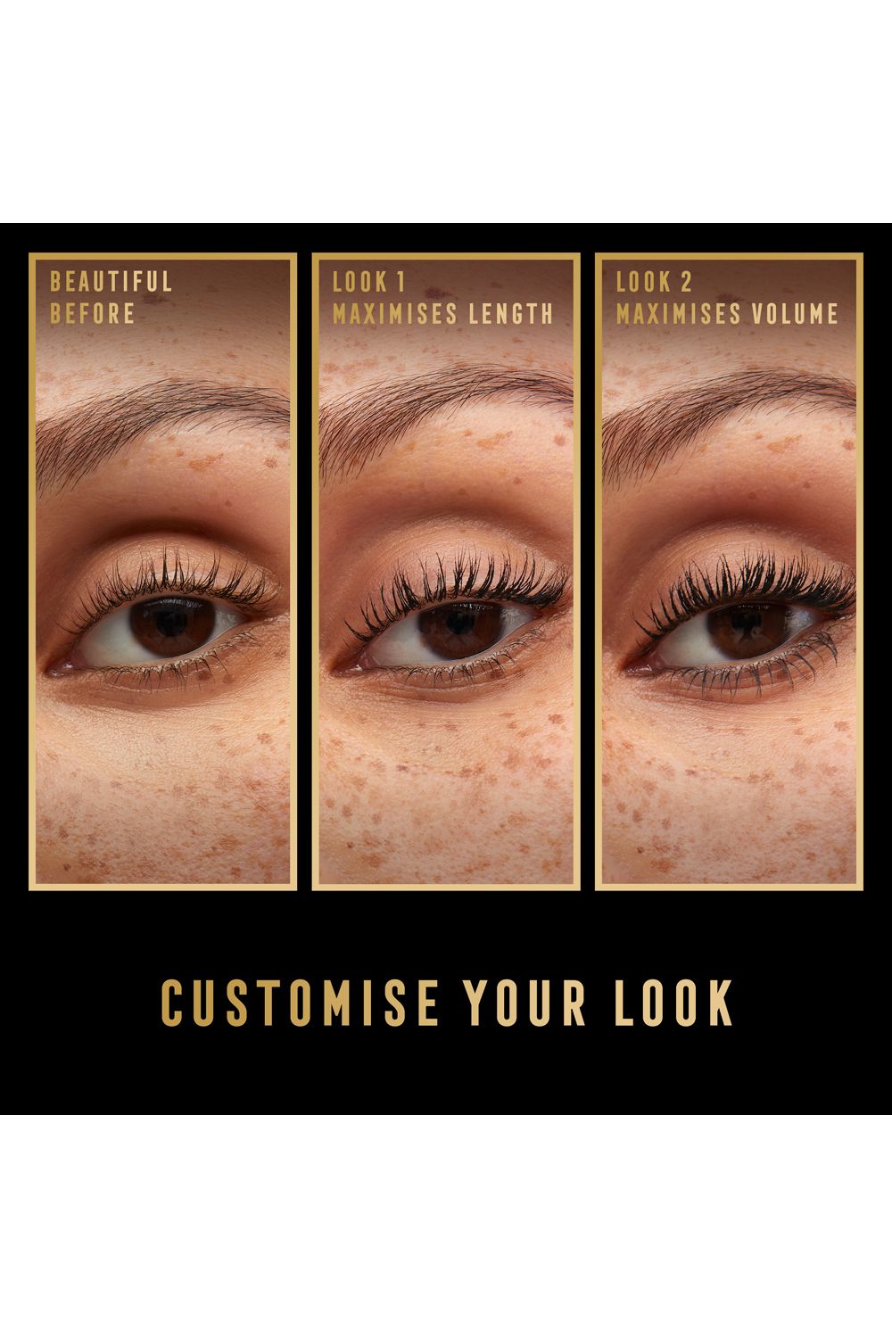 Max Factor Masterpiece 2 In 1 Lash WOW Volume & Length Mascara Black image 5