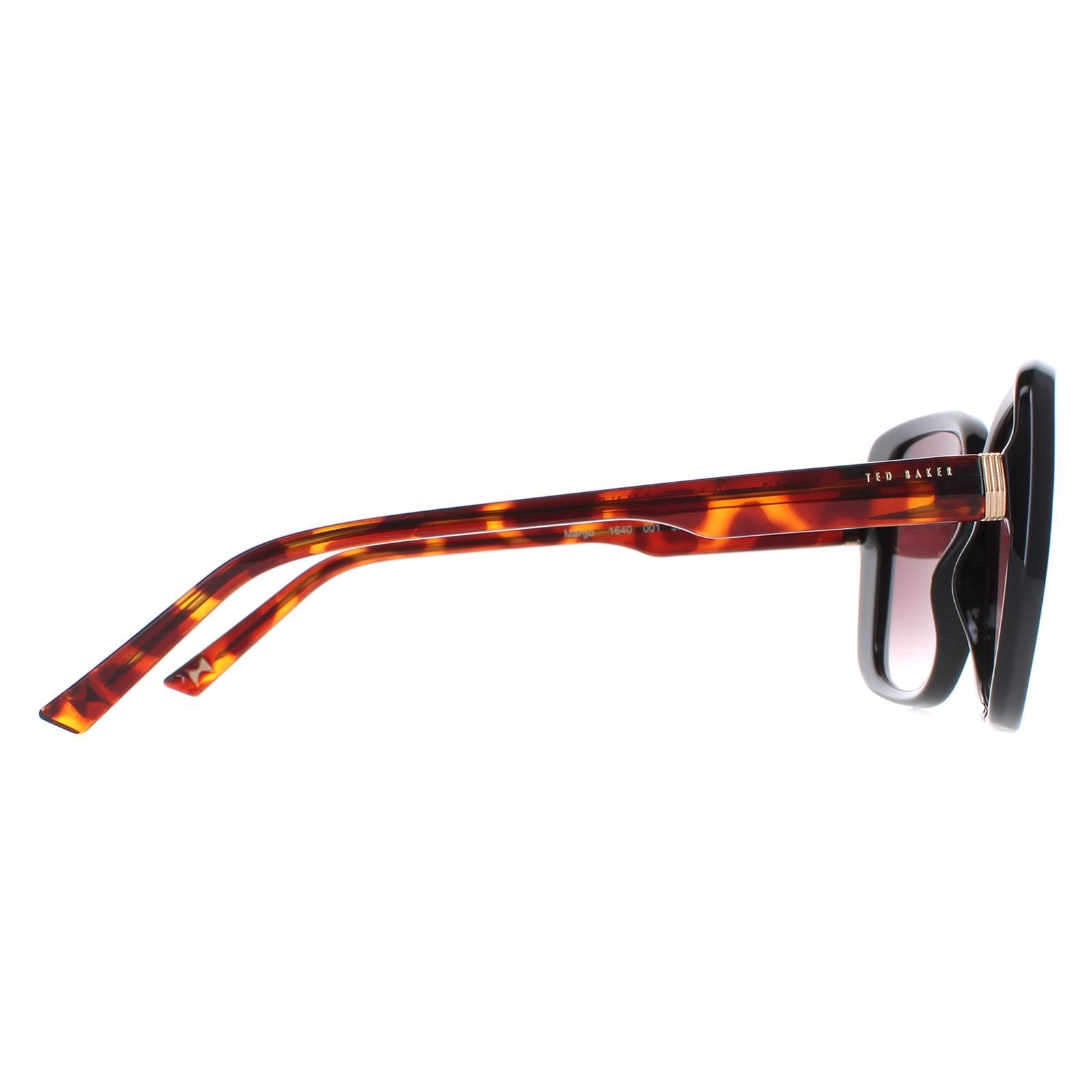Ted Baker Square Black and Tortoise Brown Gradient TB1640 Margo image 4