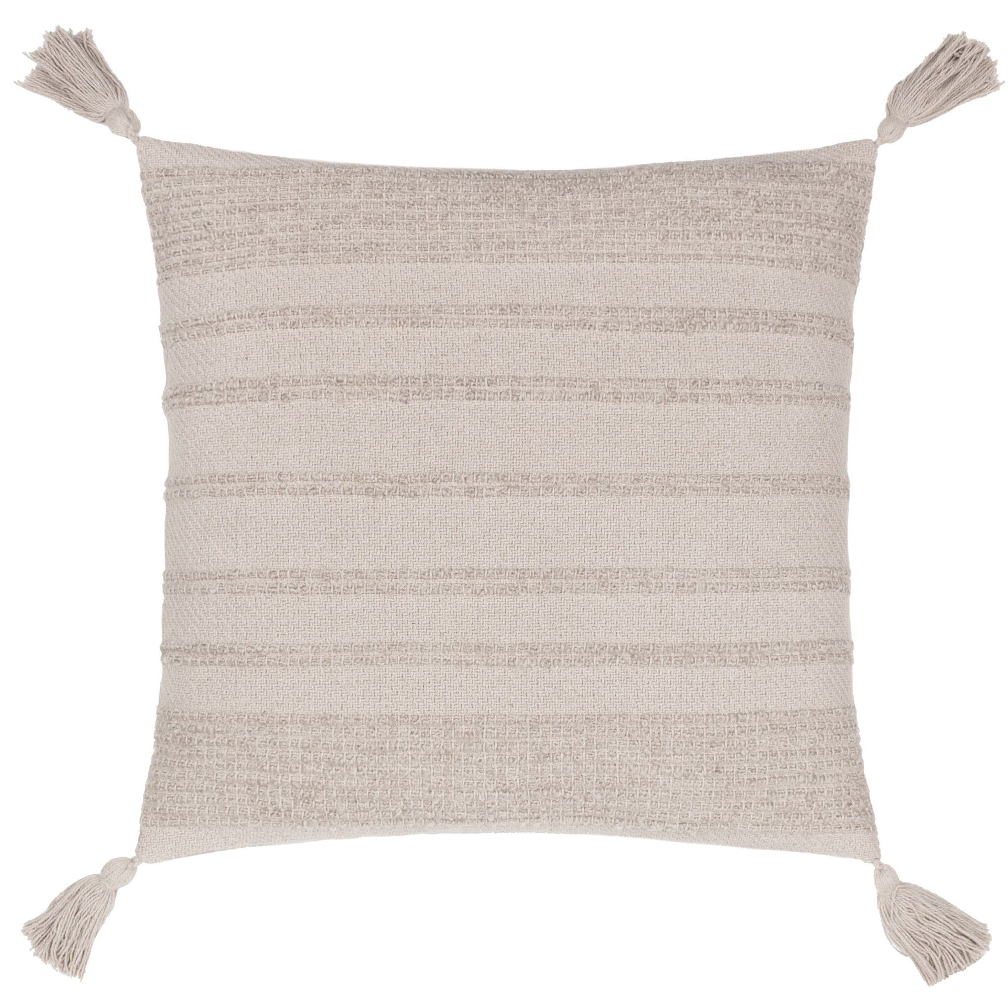 Yard Larch Woven Tasselled Cushion