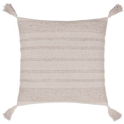 Yard Larch Woven Tasselled Cushion
