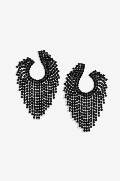 Jon Richard Jet Open Statement Earrings